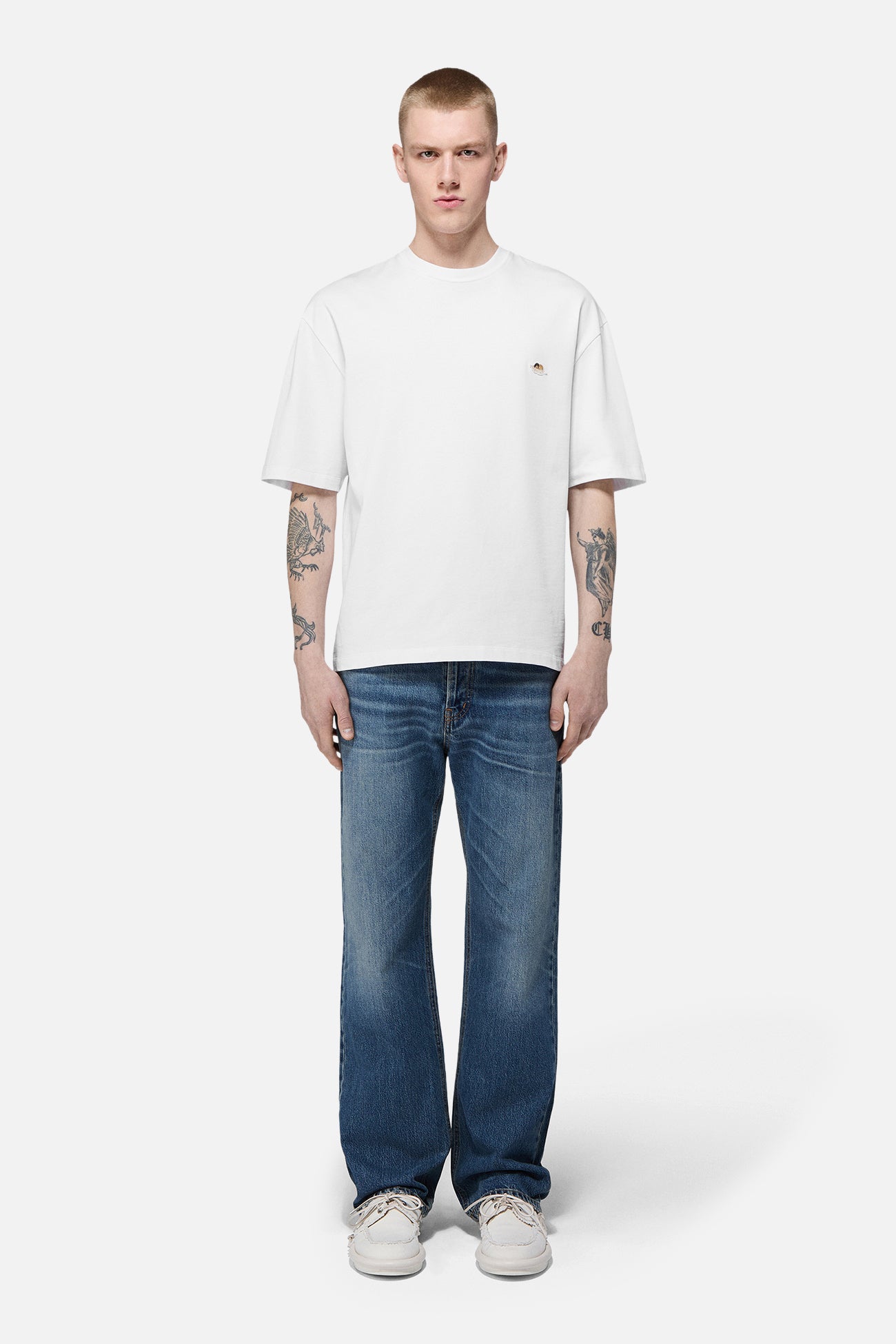 Straight Fit Jeans Mid Blue