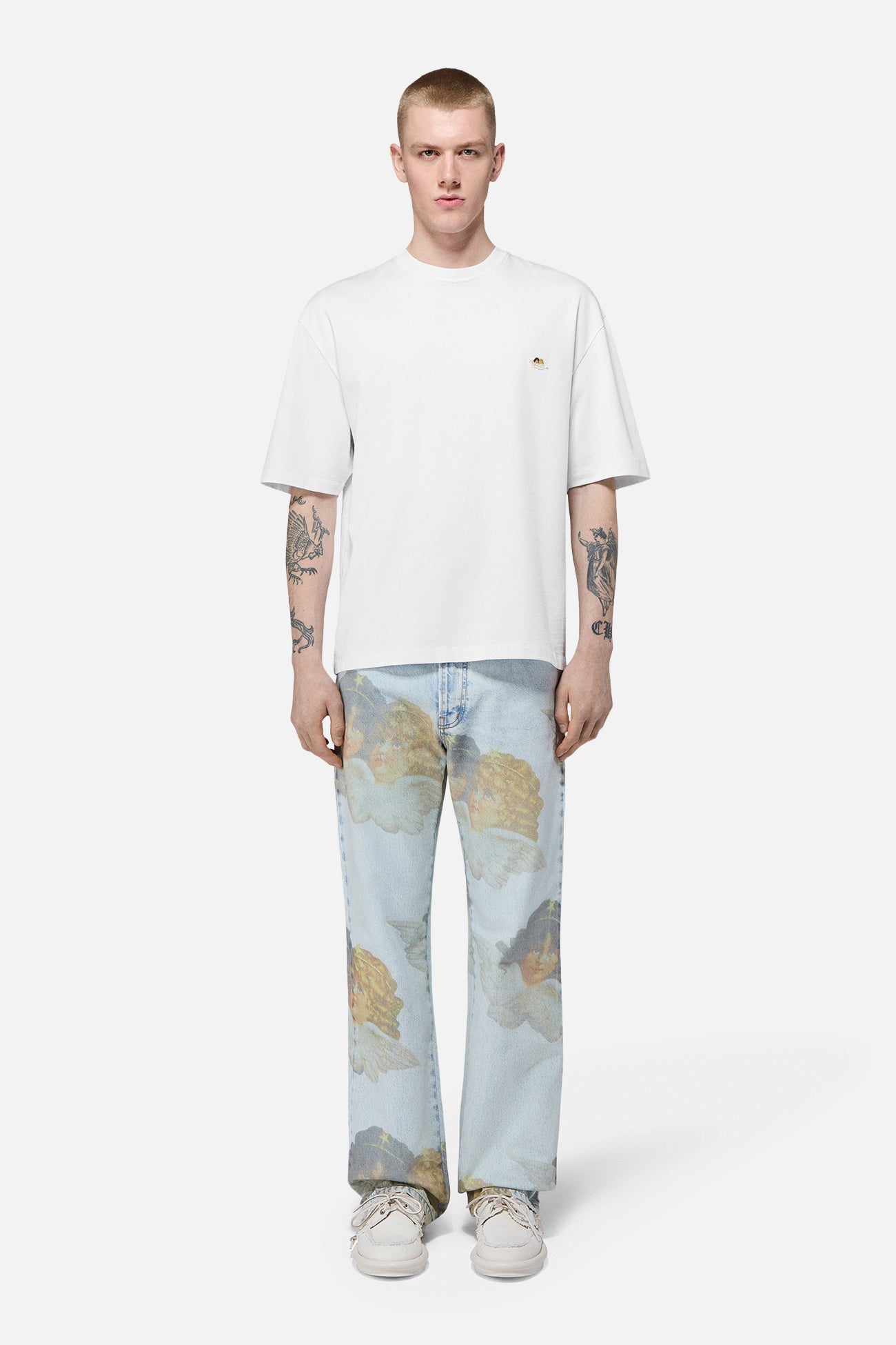 Angels Straight Fit Jeans Bleach Blue