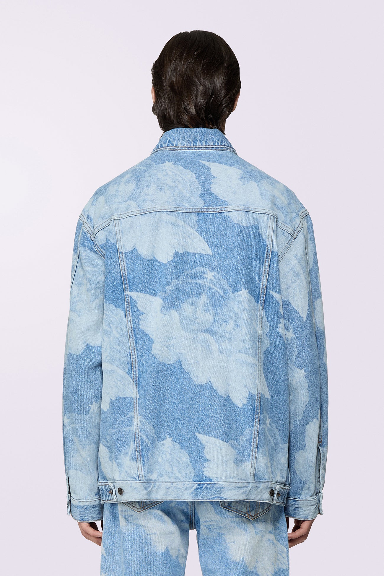 Angels Denim Jacket Mid Blue