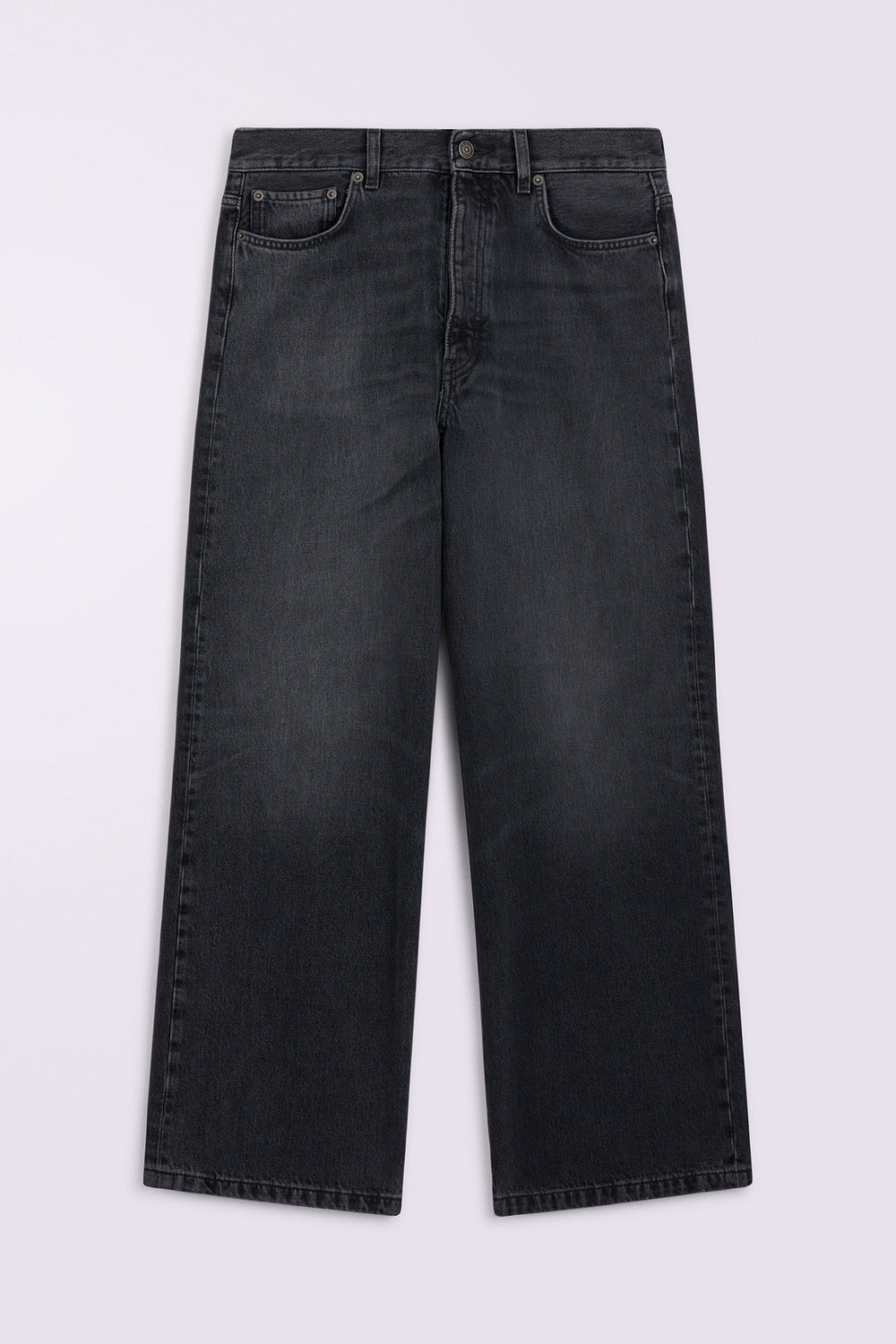 Faded Baggy Jeans Black