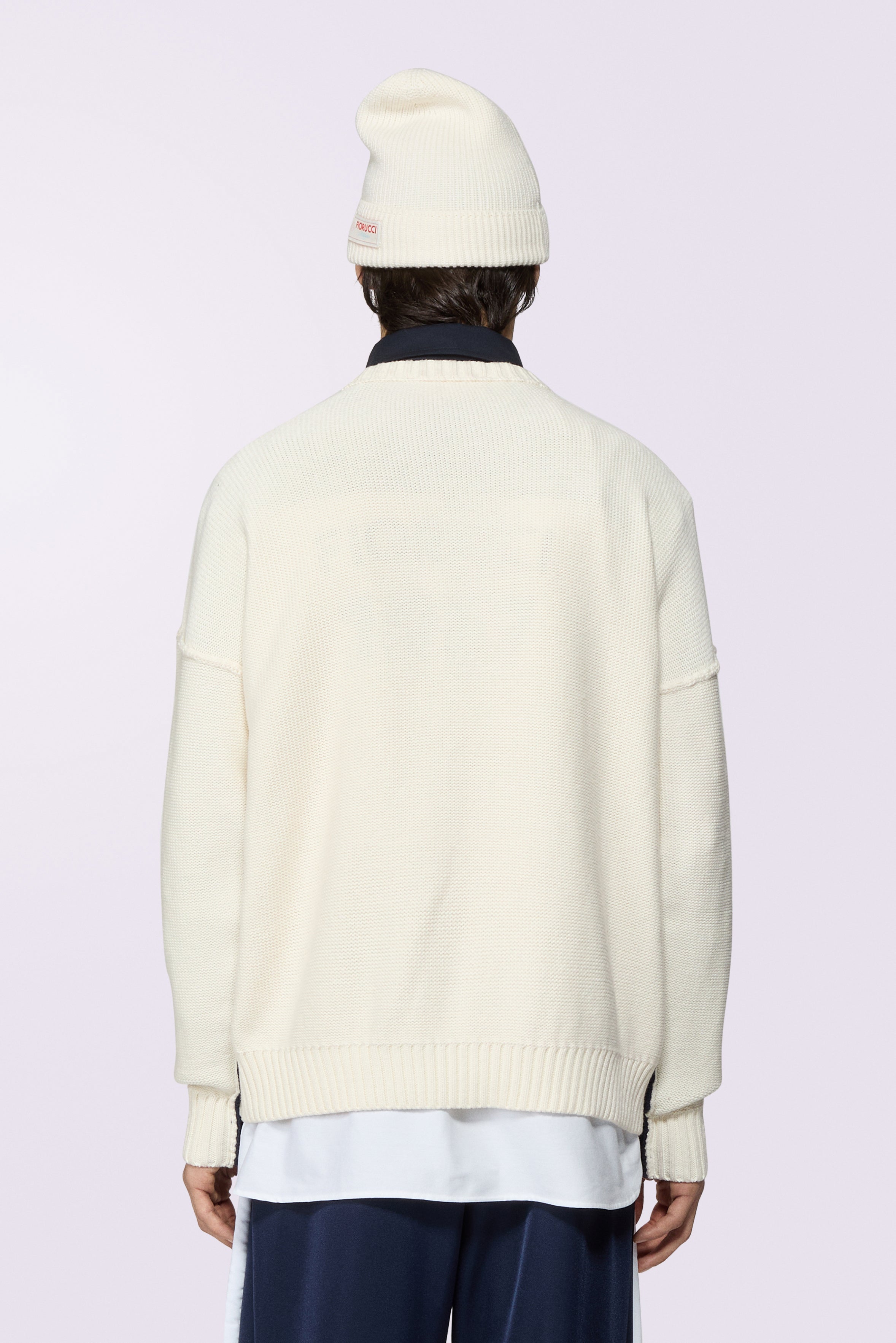 Maglione Ricamato Navy