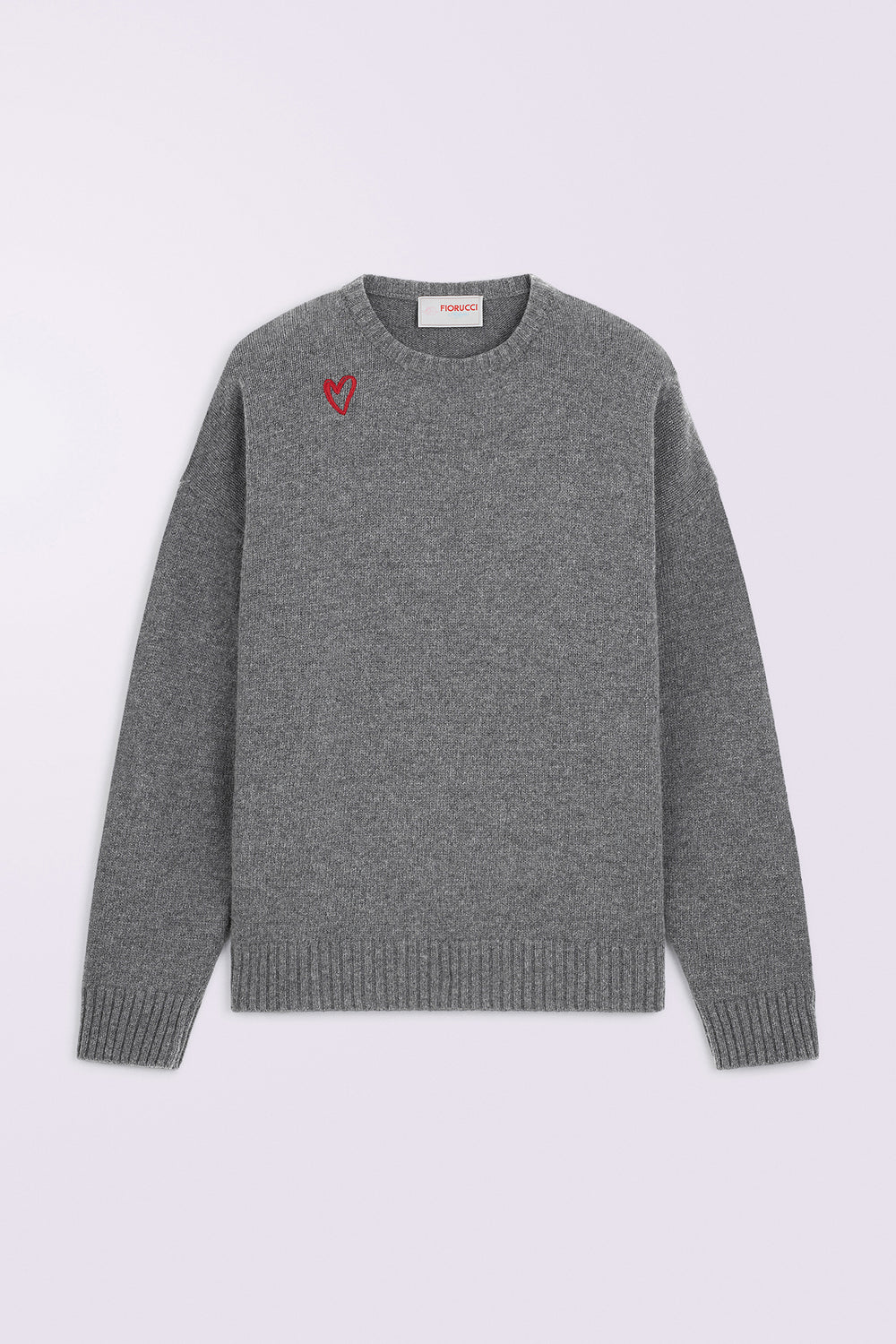 Maglione Patch Cupido Grigio