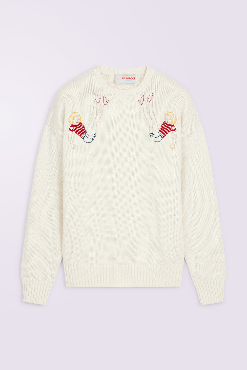 Pin Up Knit Jumper Off White