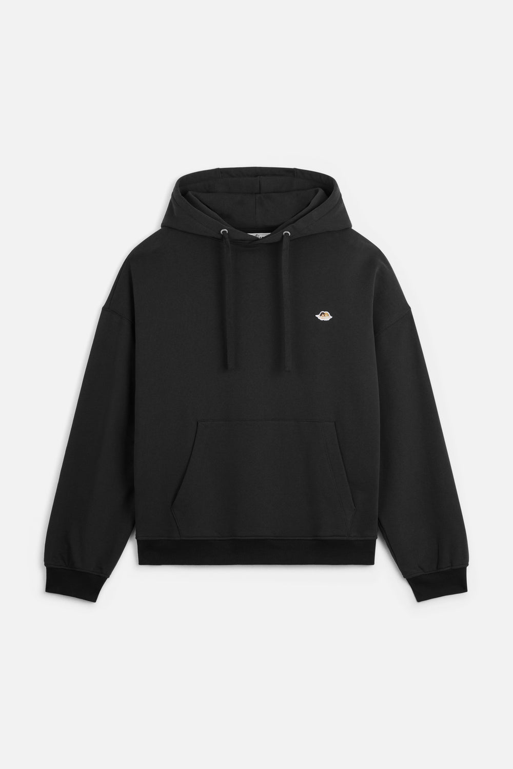 Angels Patch Relaxed Hoodie Black