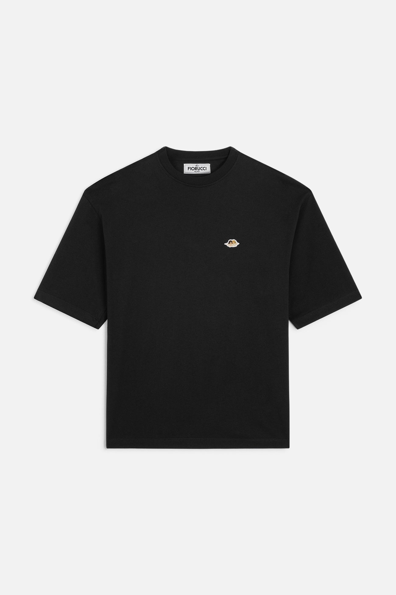 Angels Patch Relaxed T-Shirt Black