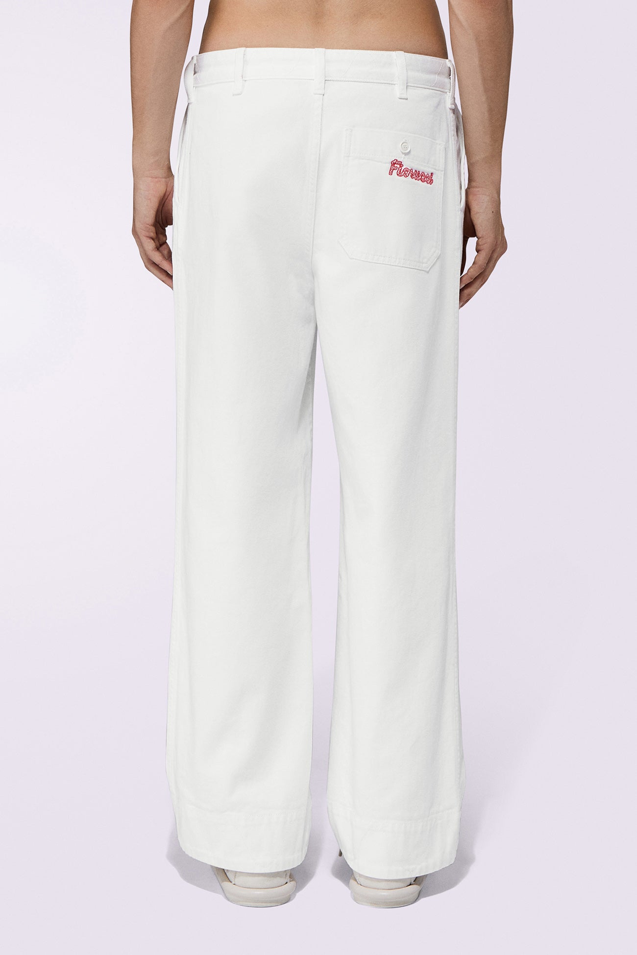 Candy Logo Trousers White