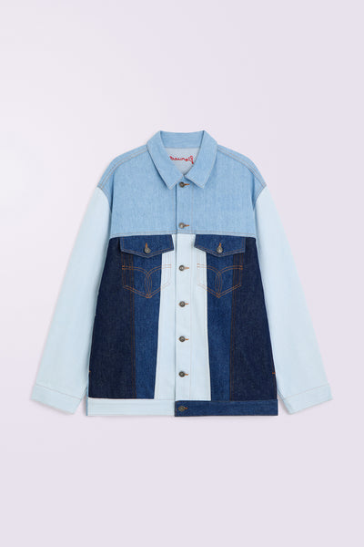 Cupid Denim Jacket Multi | Fiorucci Official Online Store