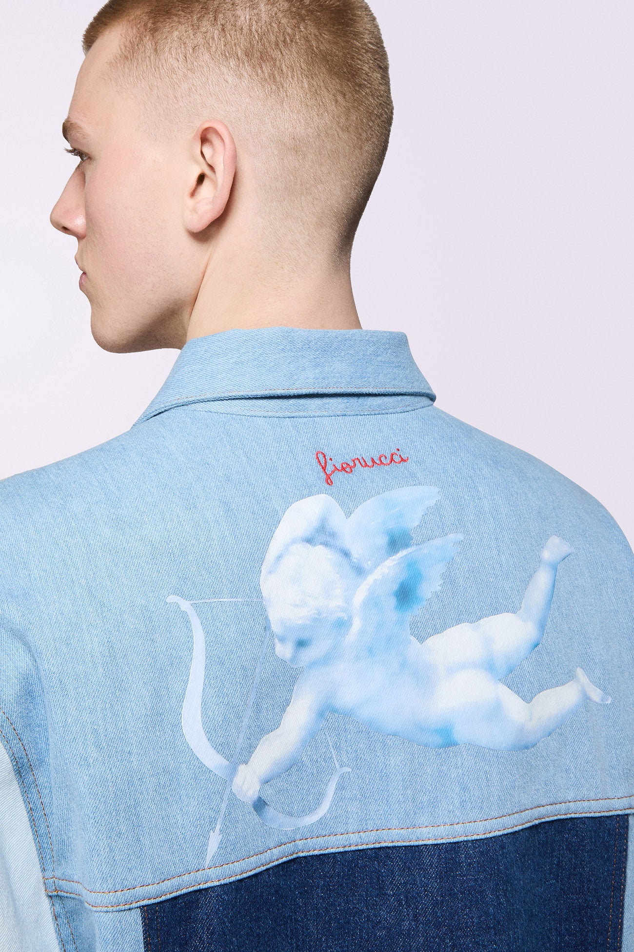 Cupid Denim Jacket Multi | Fiorucci Official Online Store