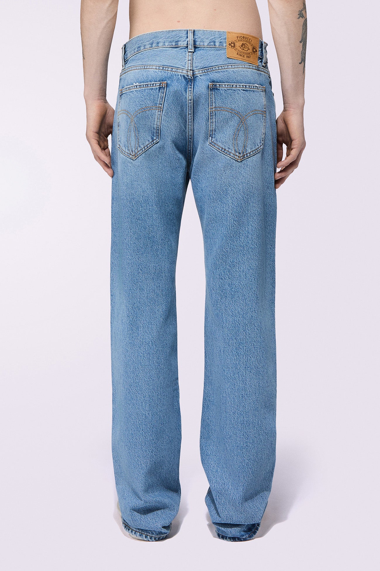 Jeans Dritti Azzurro Chiaro