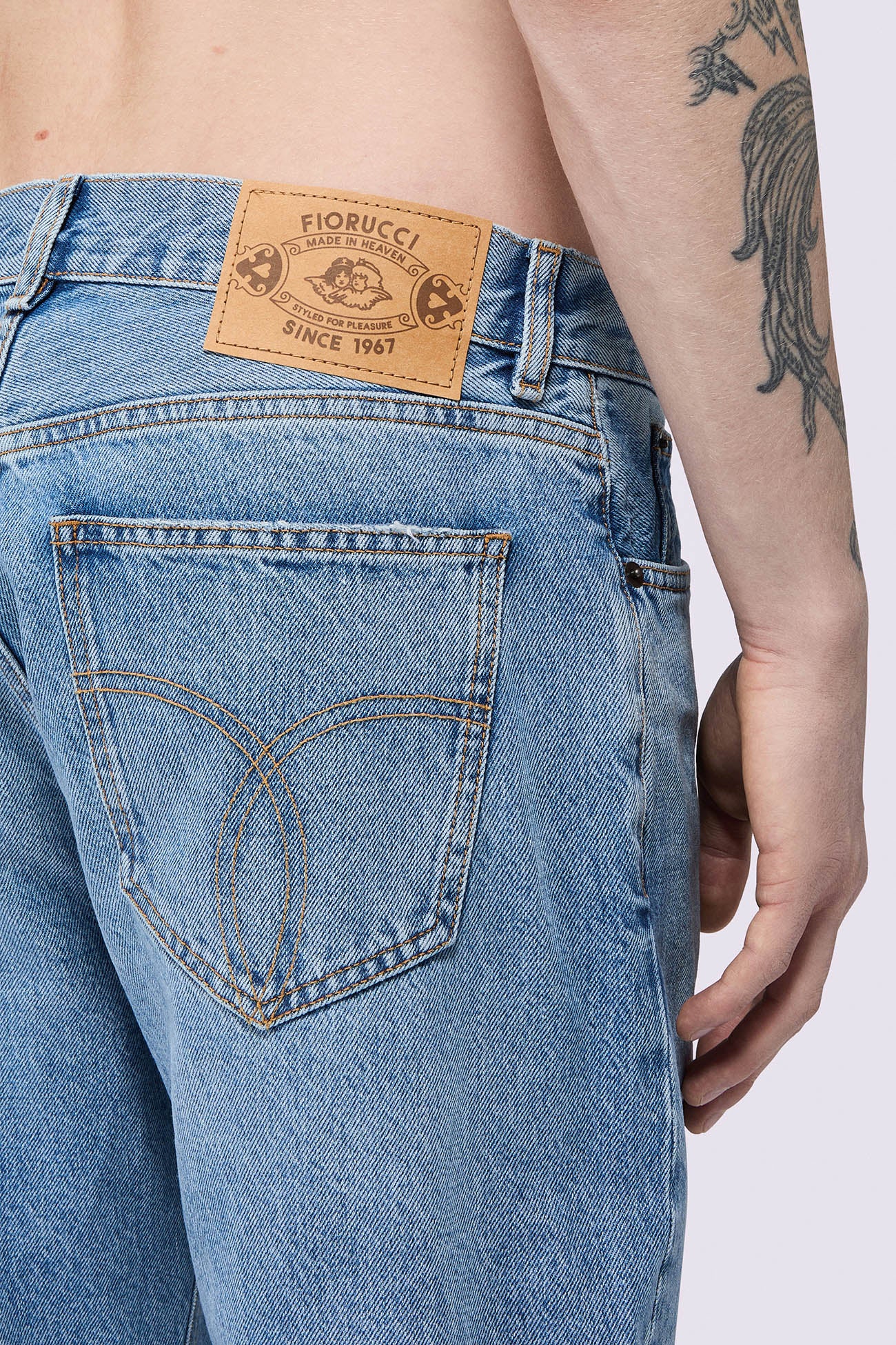 Jeans Dritti Azzurro Chiaro