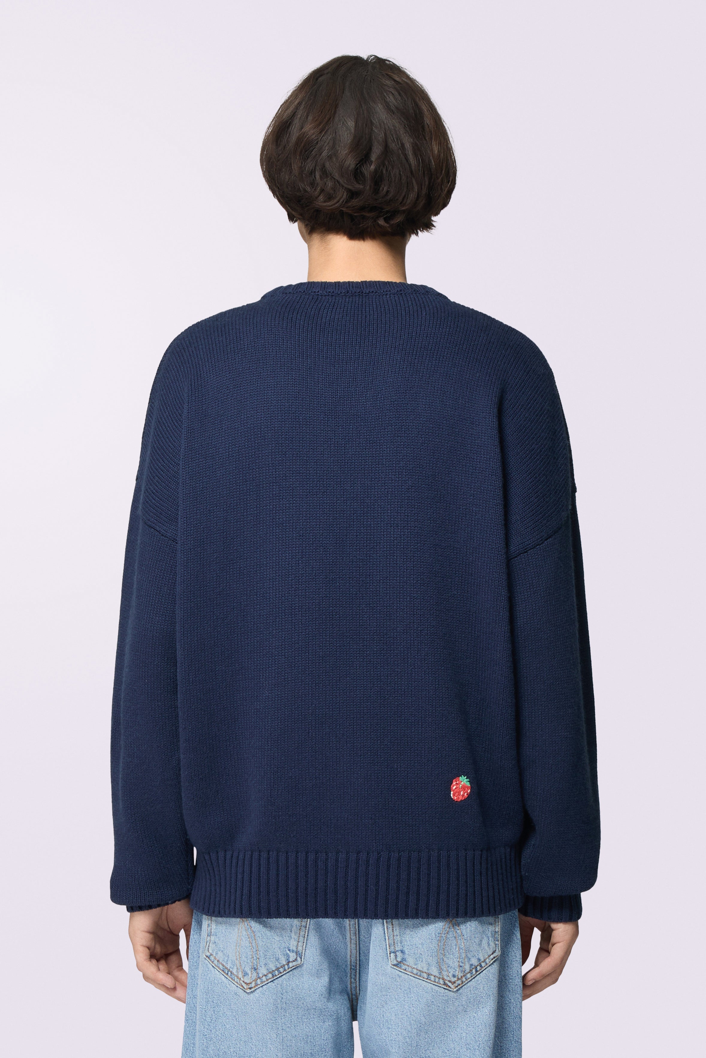 Dinosaur Knit Jumper Navy