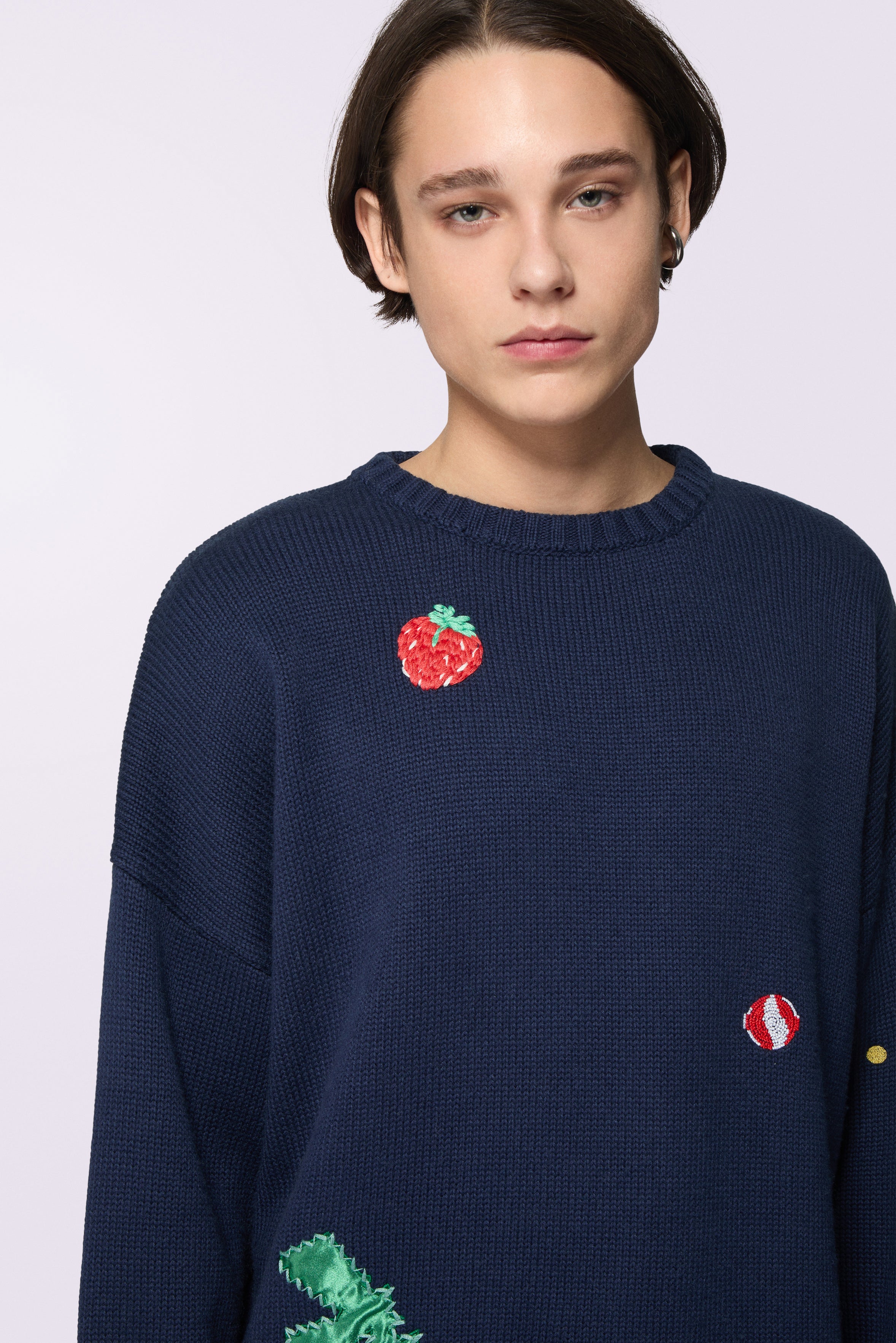 Dinosaur Knit Jumper Navy