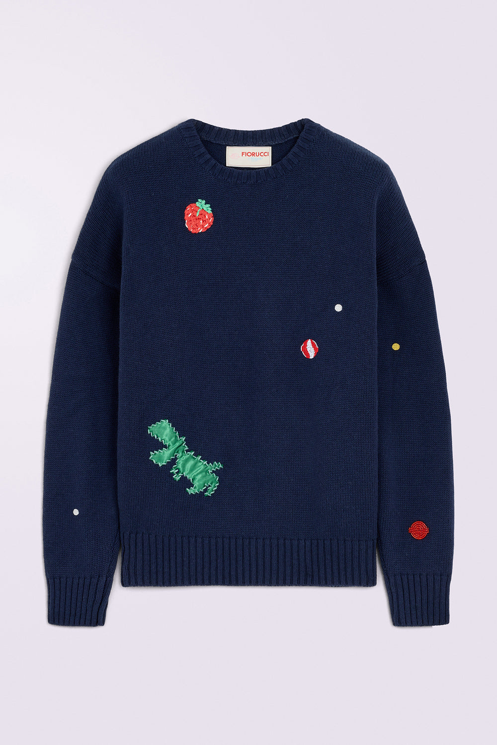Dinosaur Knit Jumper Navy
