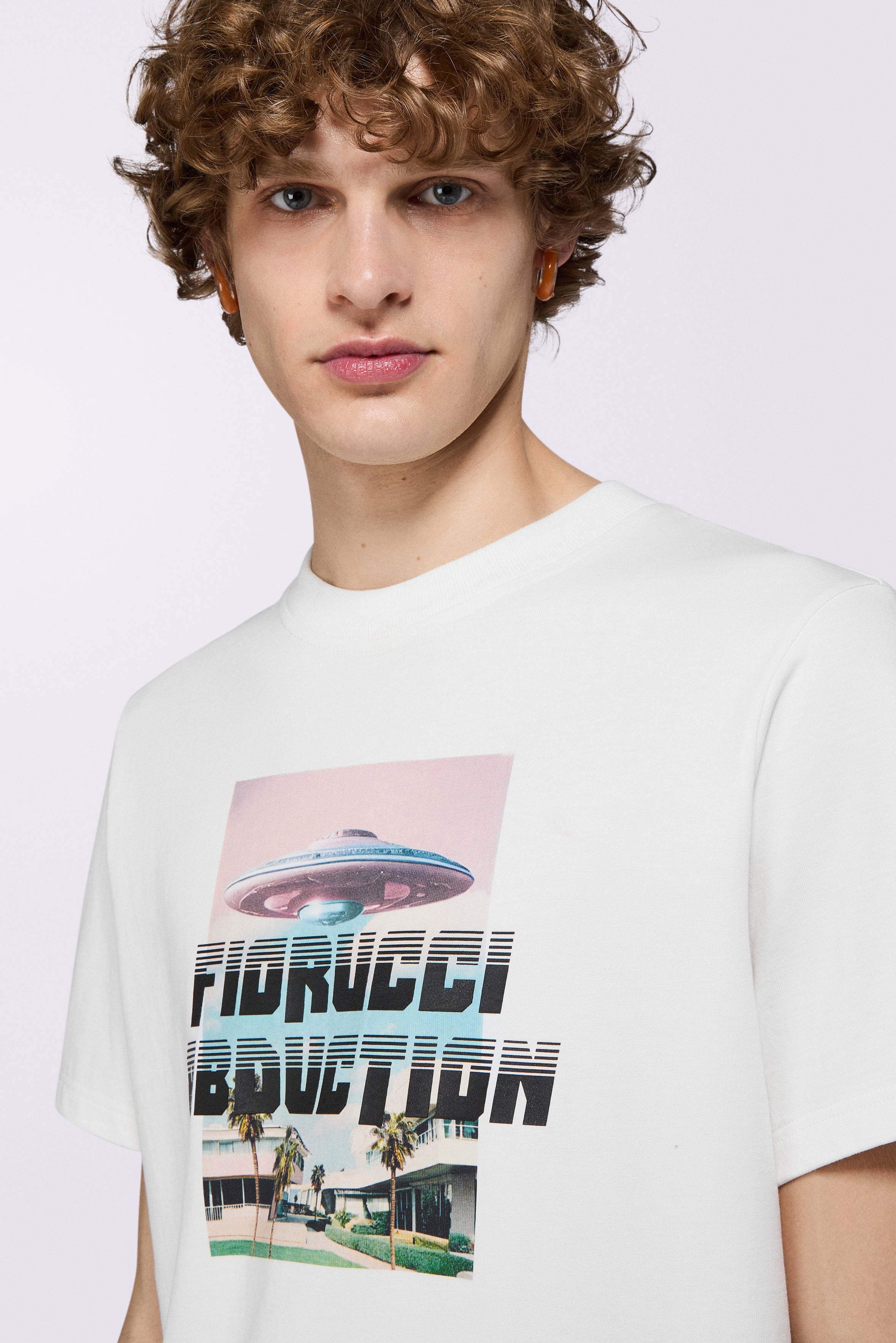 Abduction Regular T-Shirt Cream