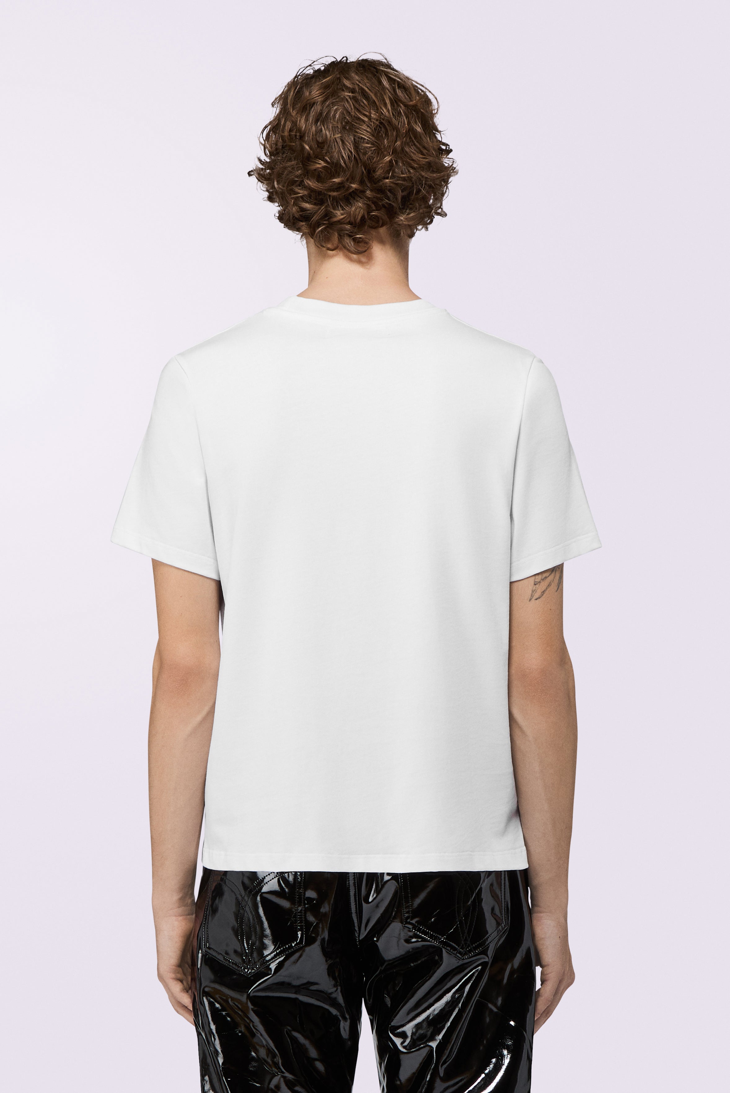 Kissing Angels Love Print Regular T-Shirt White