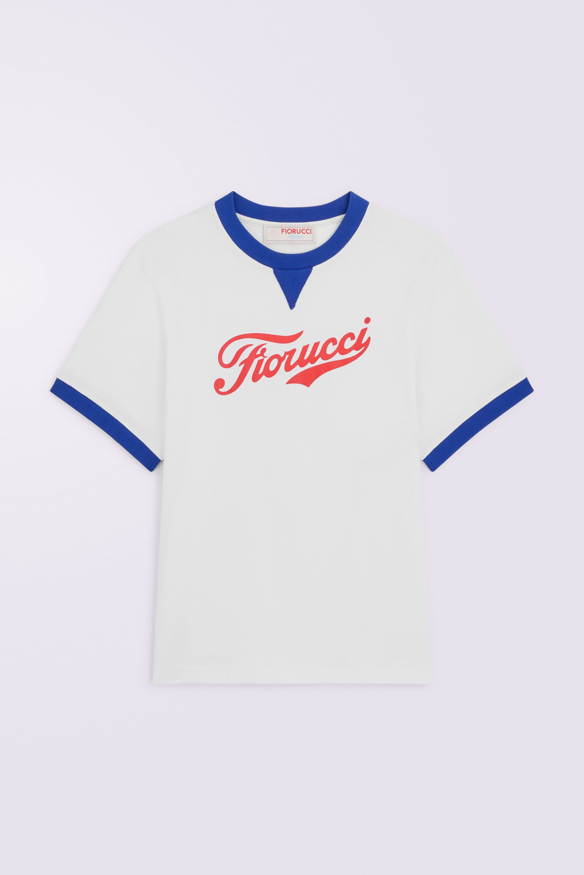 Varsity Logo Regular T-Shirt Cream