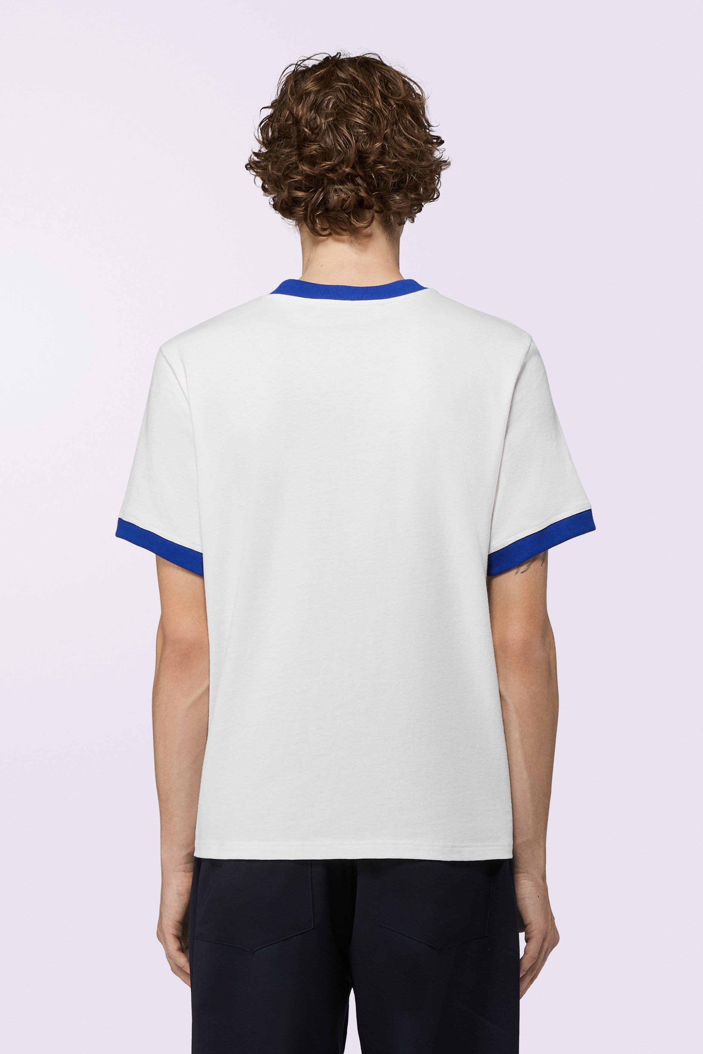 Varsity Logo Regular T-Shirt Cream