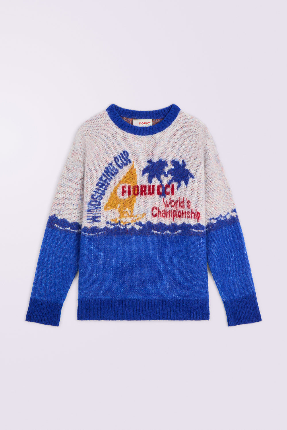Windsurfing Mohair Jumper Blue