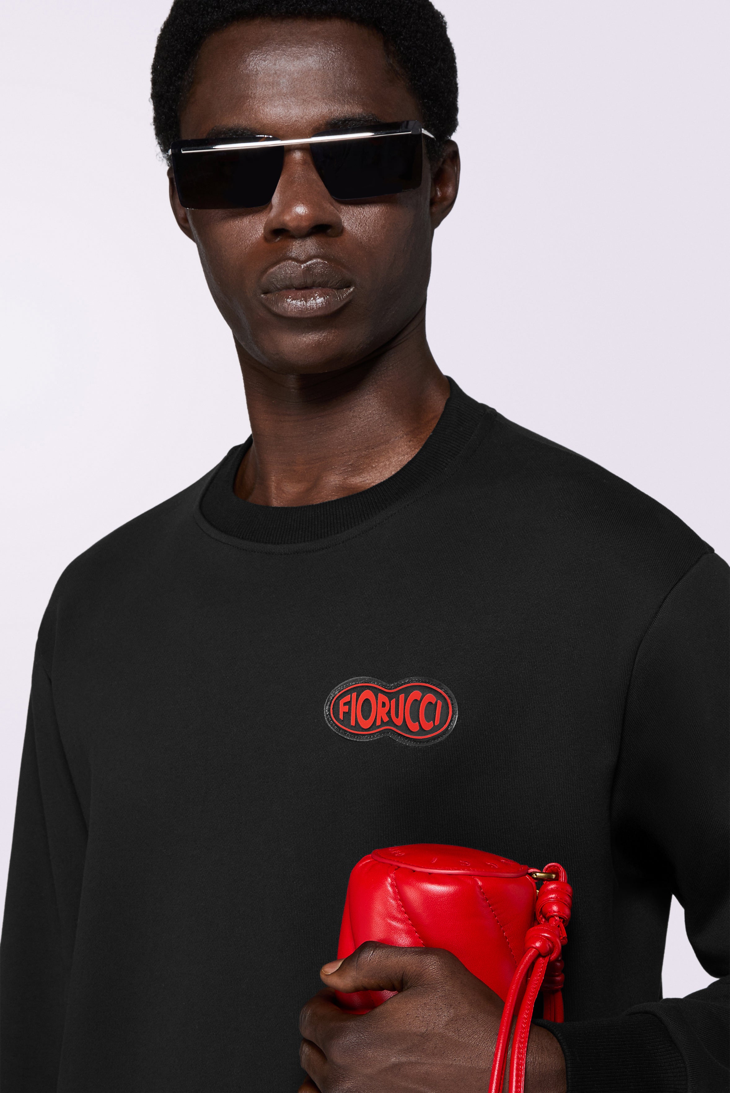 Felpa Regular Patch Logo Fish Eye Nera