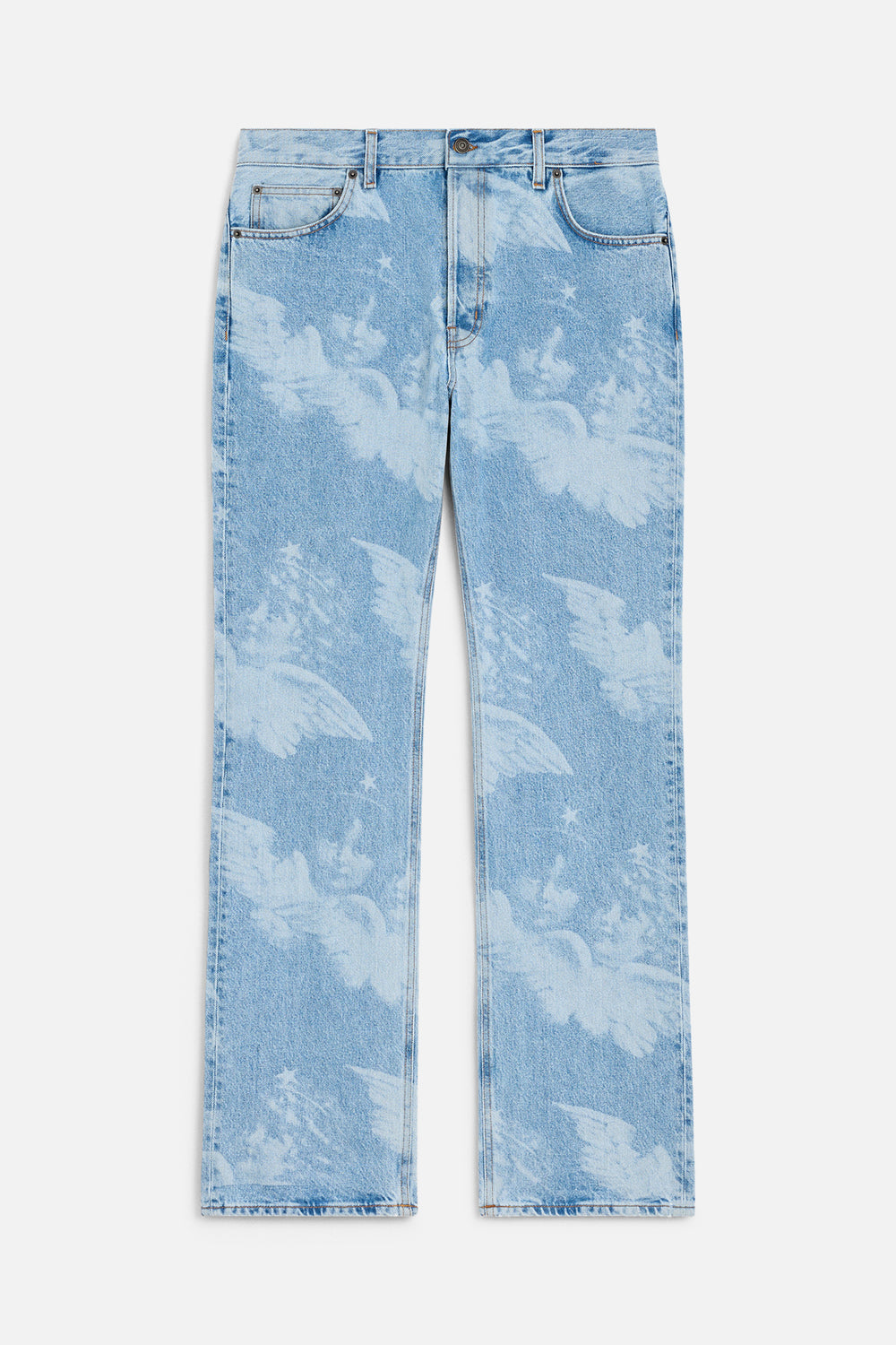Angels Straight Fit Jeans Light Blue