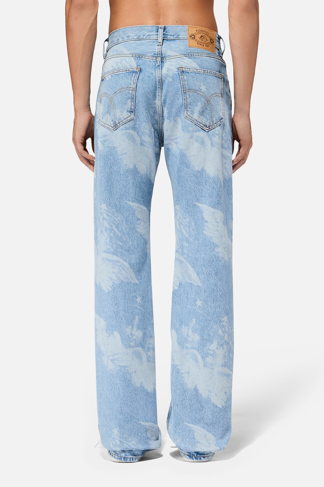 Angels Straight Fit Jeans Light Blue