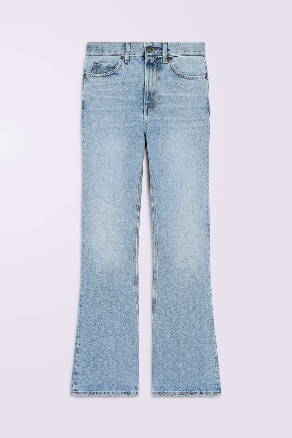 Heart Flare Jeans Light Blue