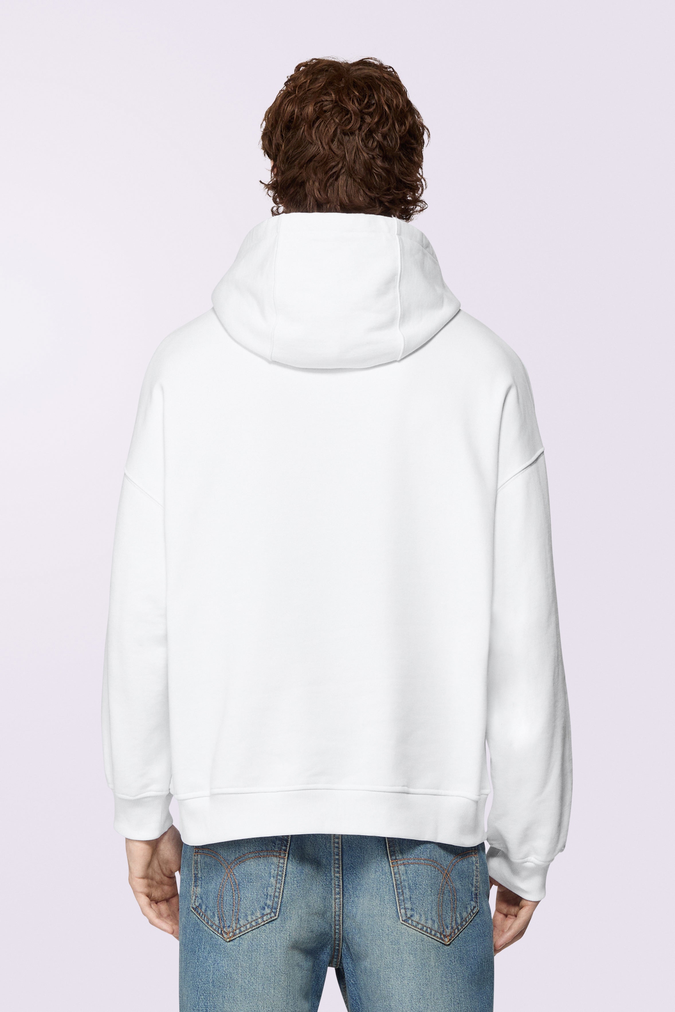 Mouth Graphic Hoodie White