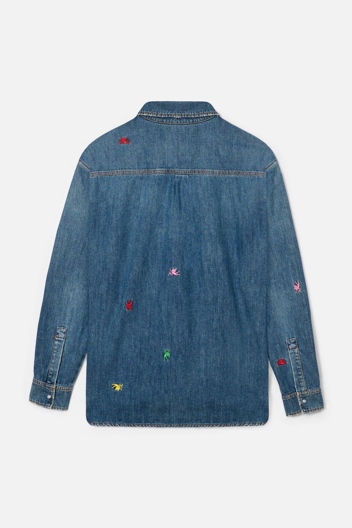 Camicia Denim Ricami Cupido