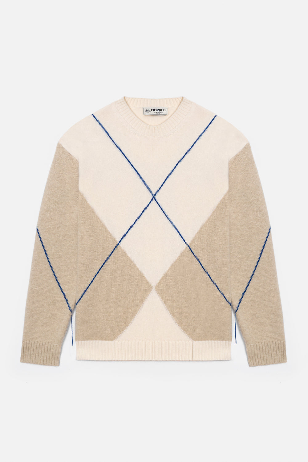 Maglione Argyle Distressed