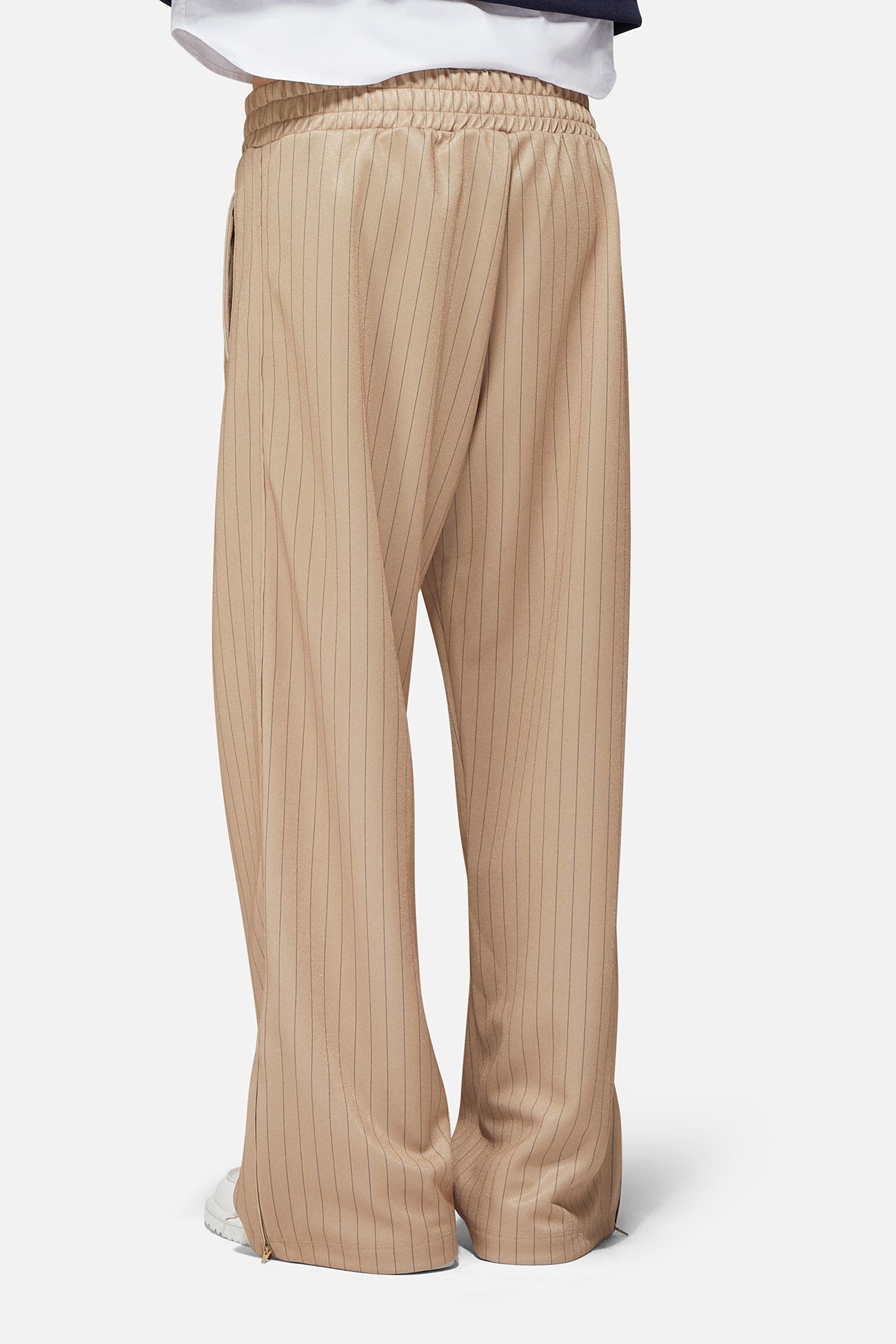 Pinstripe Angels Patch Track Trousers