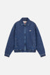 Angels Patch Denim Bomber Jacket