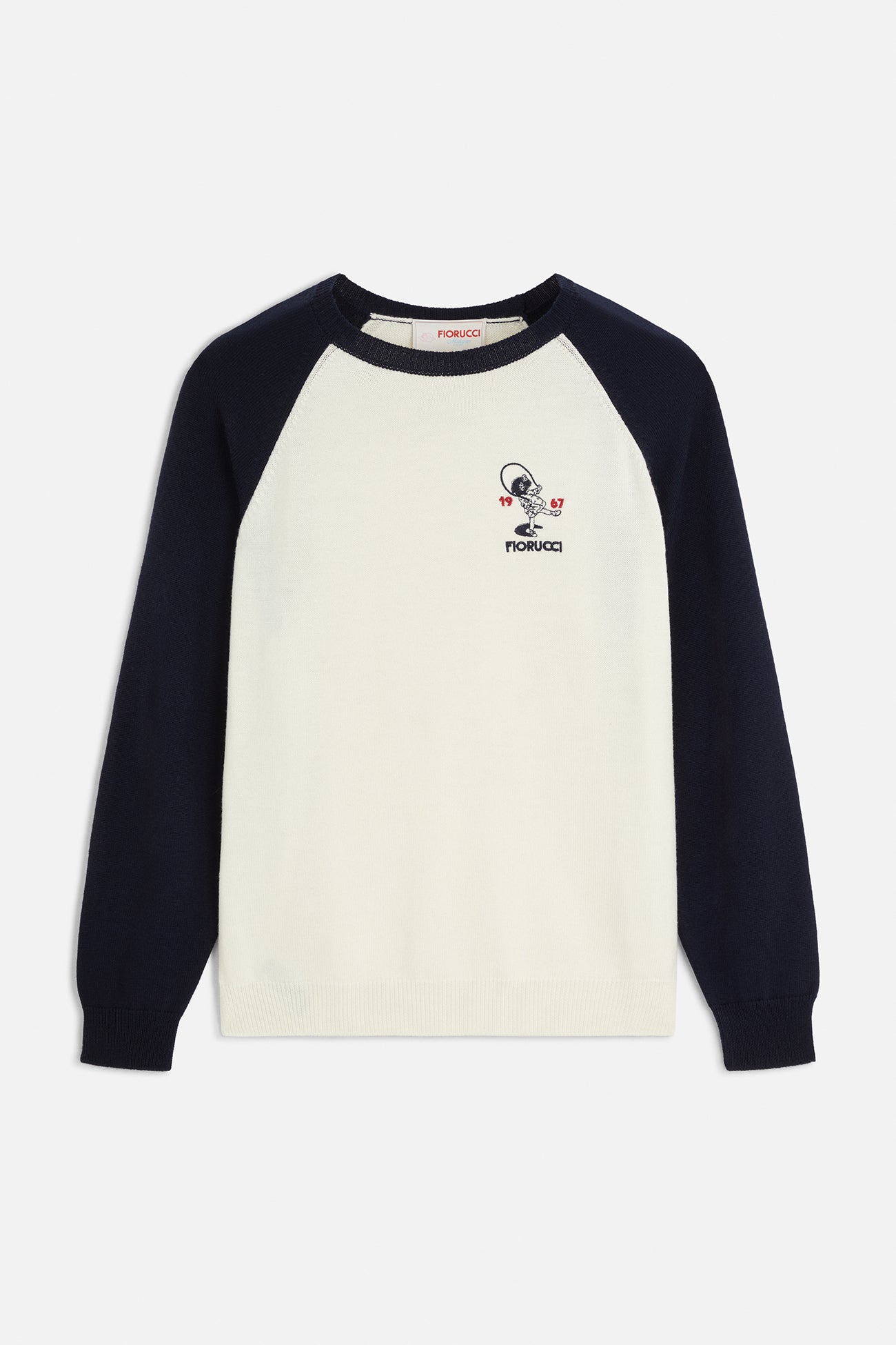 Skipping Girl Embroidered Sweater