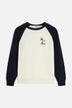 Skipping Girl Embroidered Sweater
