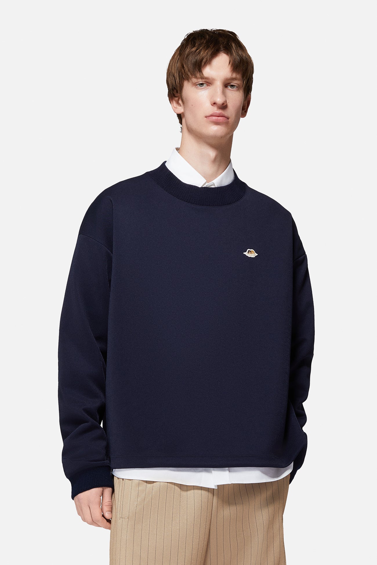Angels Patch Triacetate Relaxed Sweatshirt