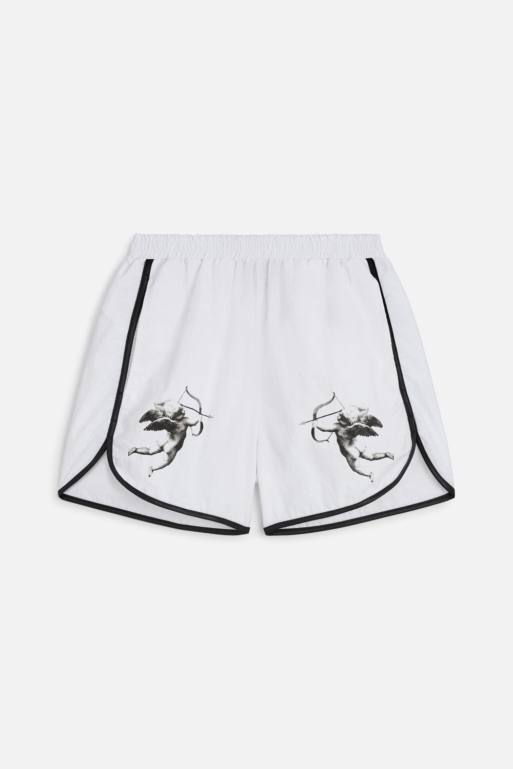 Double Cupid Shorts White