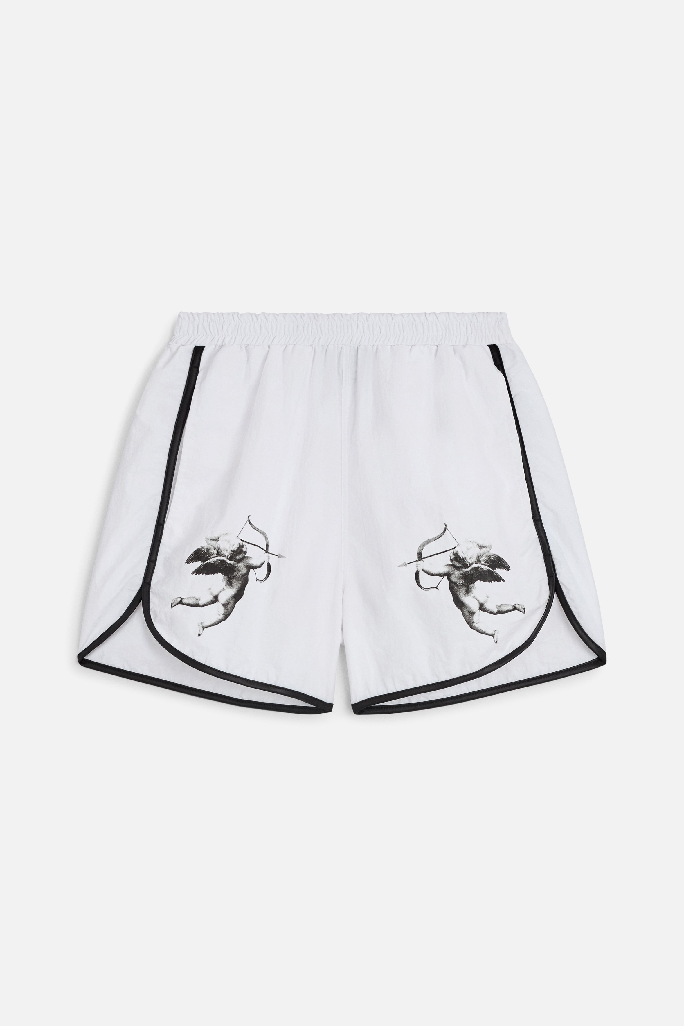 Double Cupid Shorts White