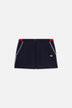Angels Patch Contrast Piping Shorts Navy