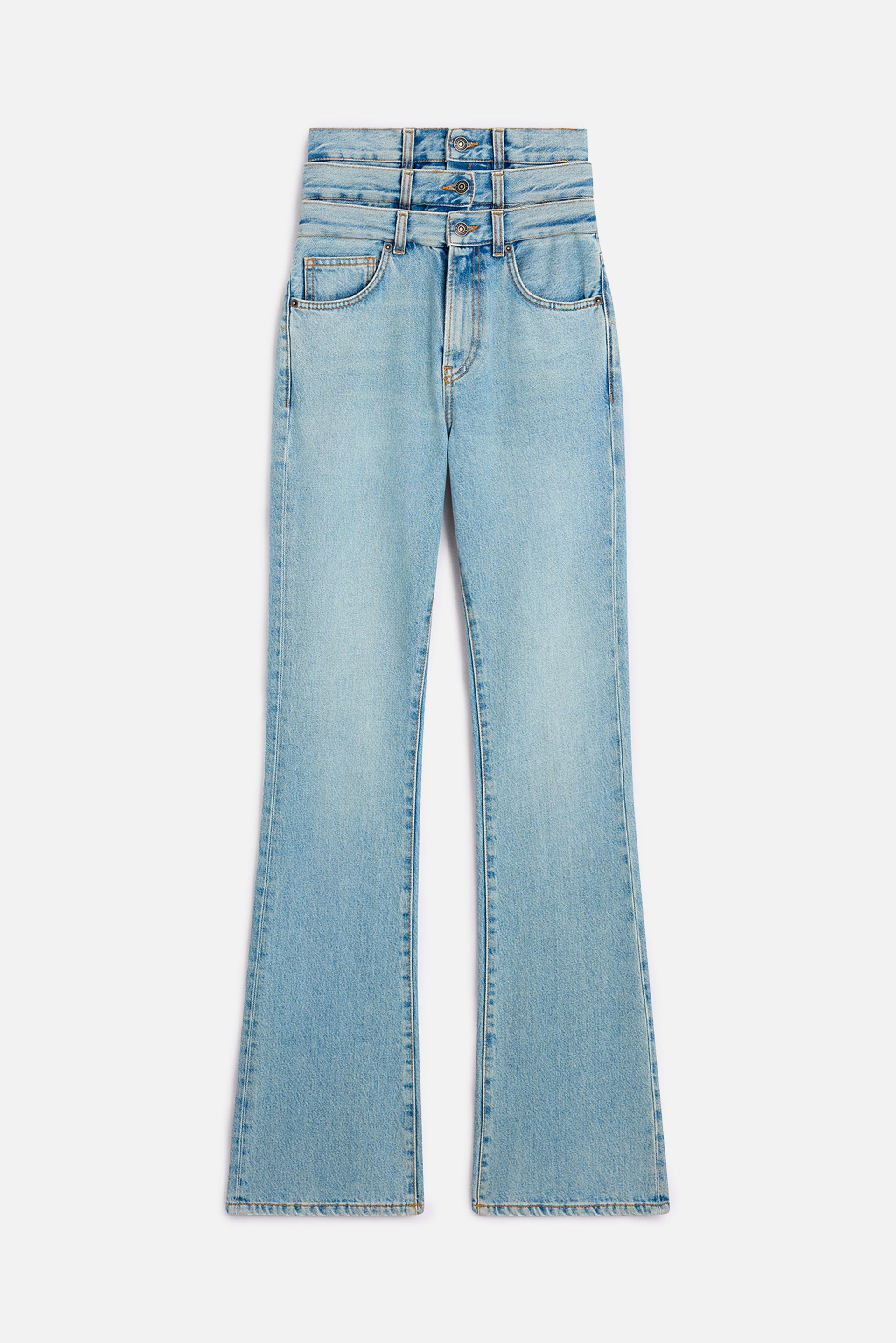 Triple Layer Jeans Light Blue