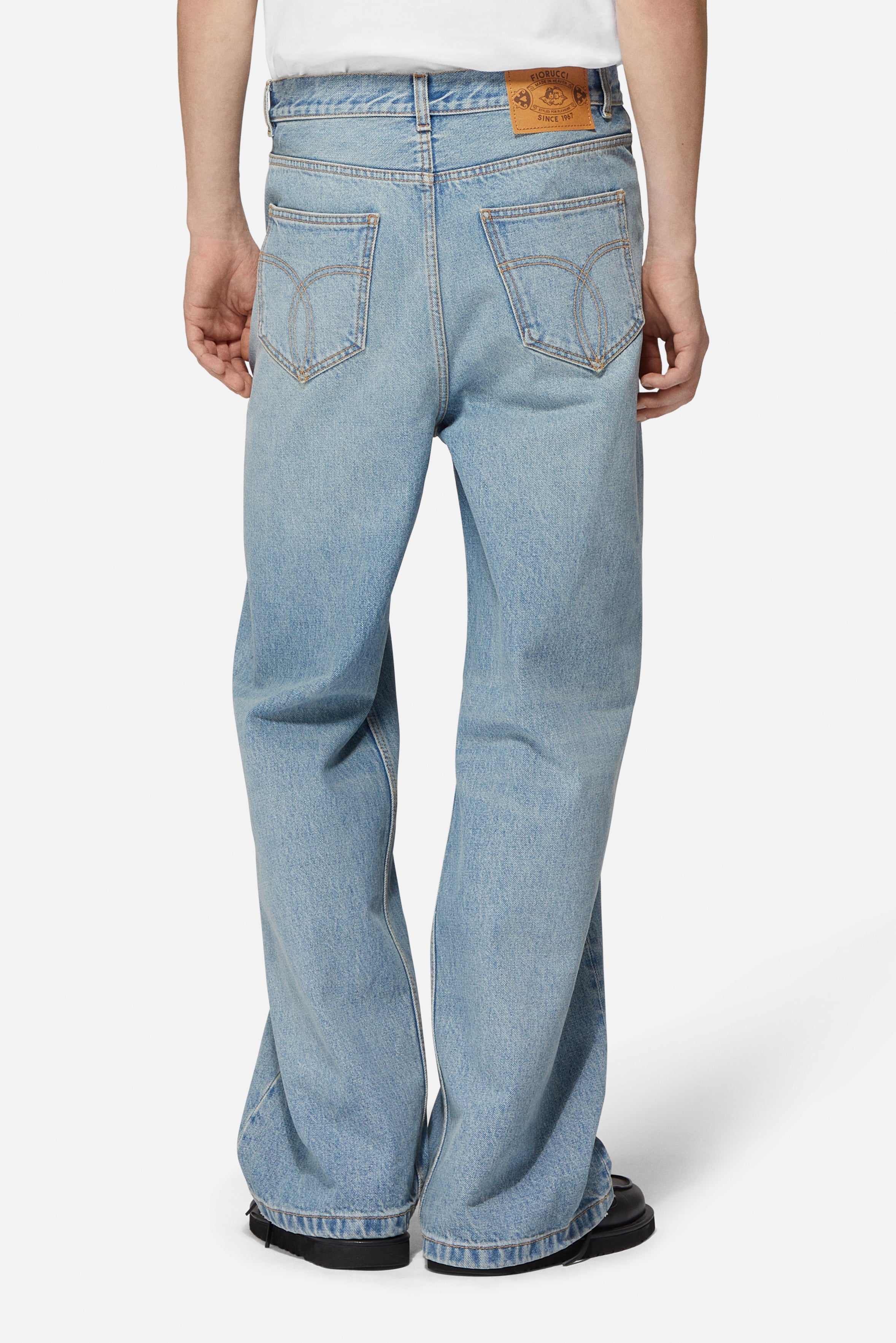Baggy Jeans Light Blue | Fiorucci Official Online Store