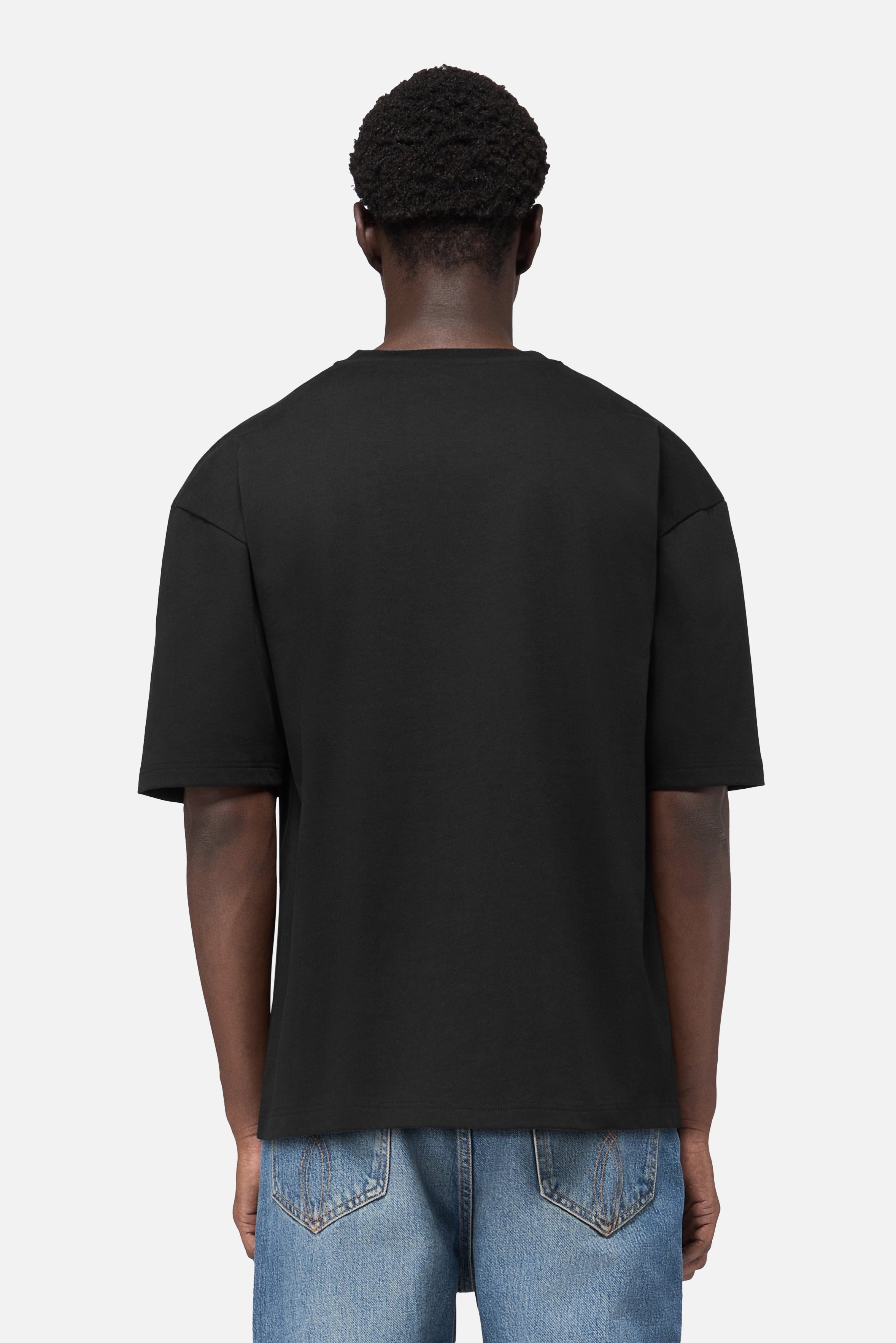 Rock Cupid Logo Relaxed T-Shirt Black