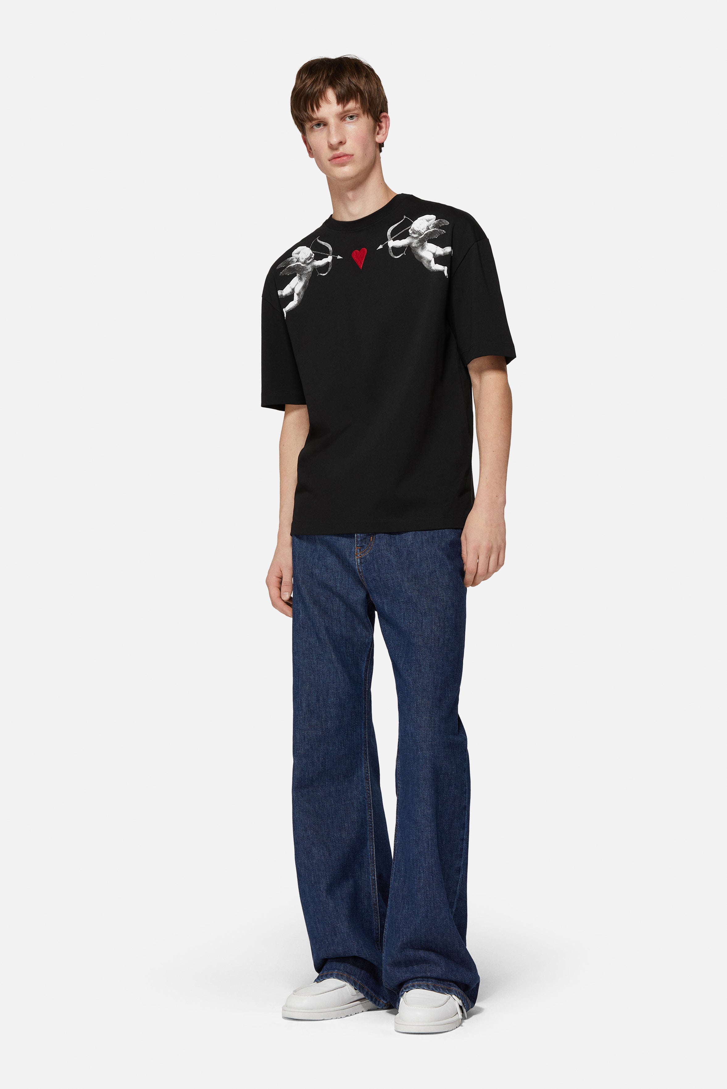 Double Cupid Relaxed T-Shirt Black | Fiorucci