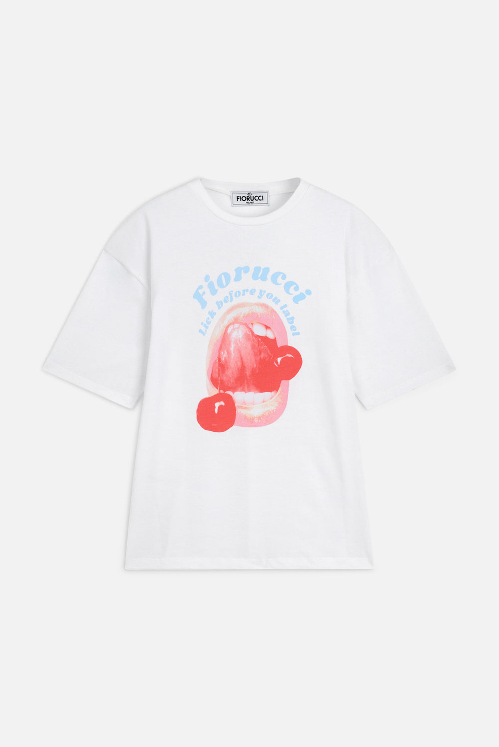 Lick Before You Label Relaxed T-Shirt White