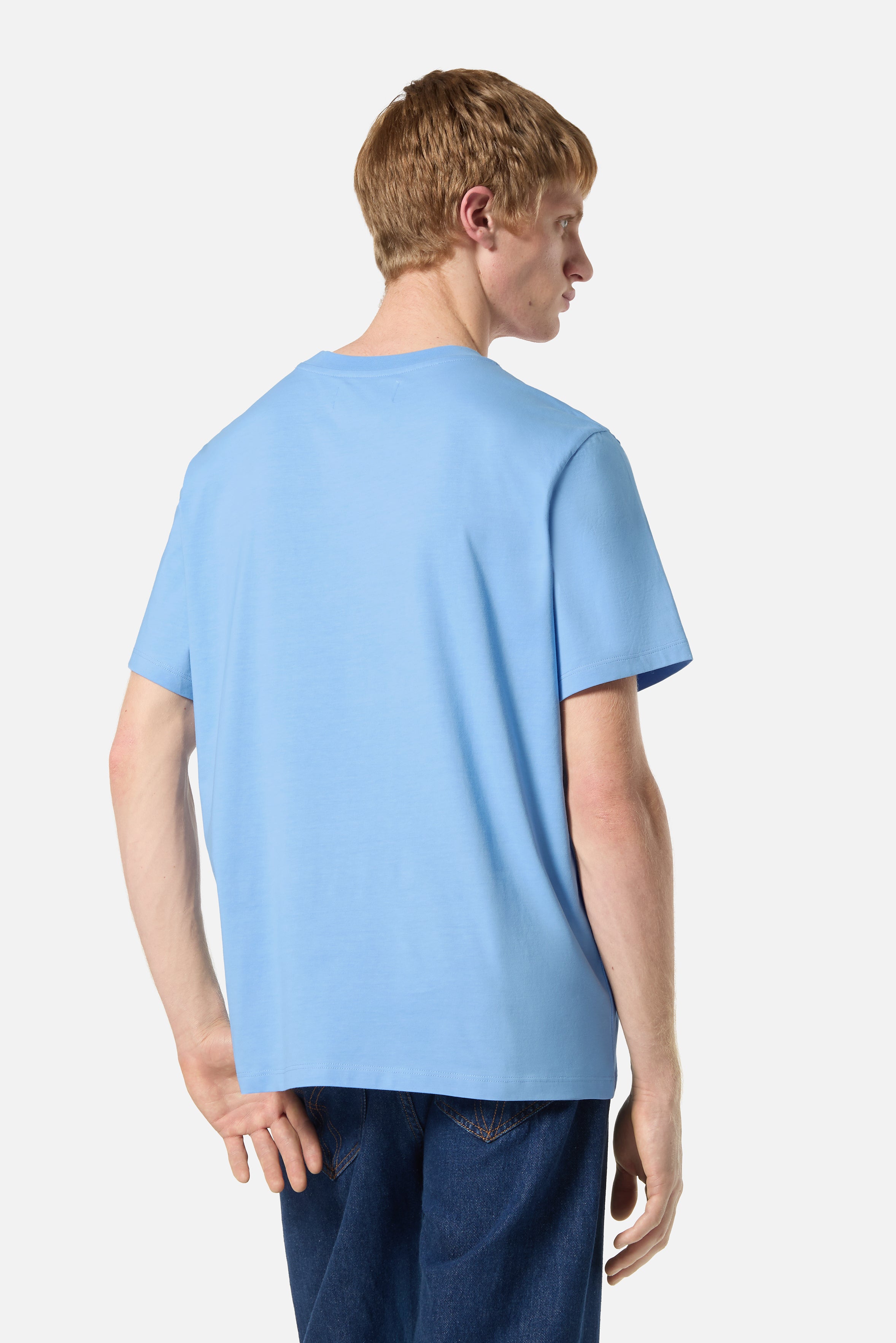 T-Shirt Regular Patch Angeli Azzurra