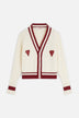 Cardigan in Lana Double Heart
