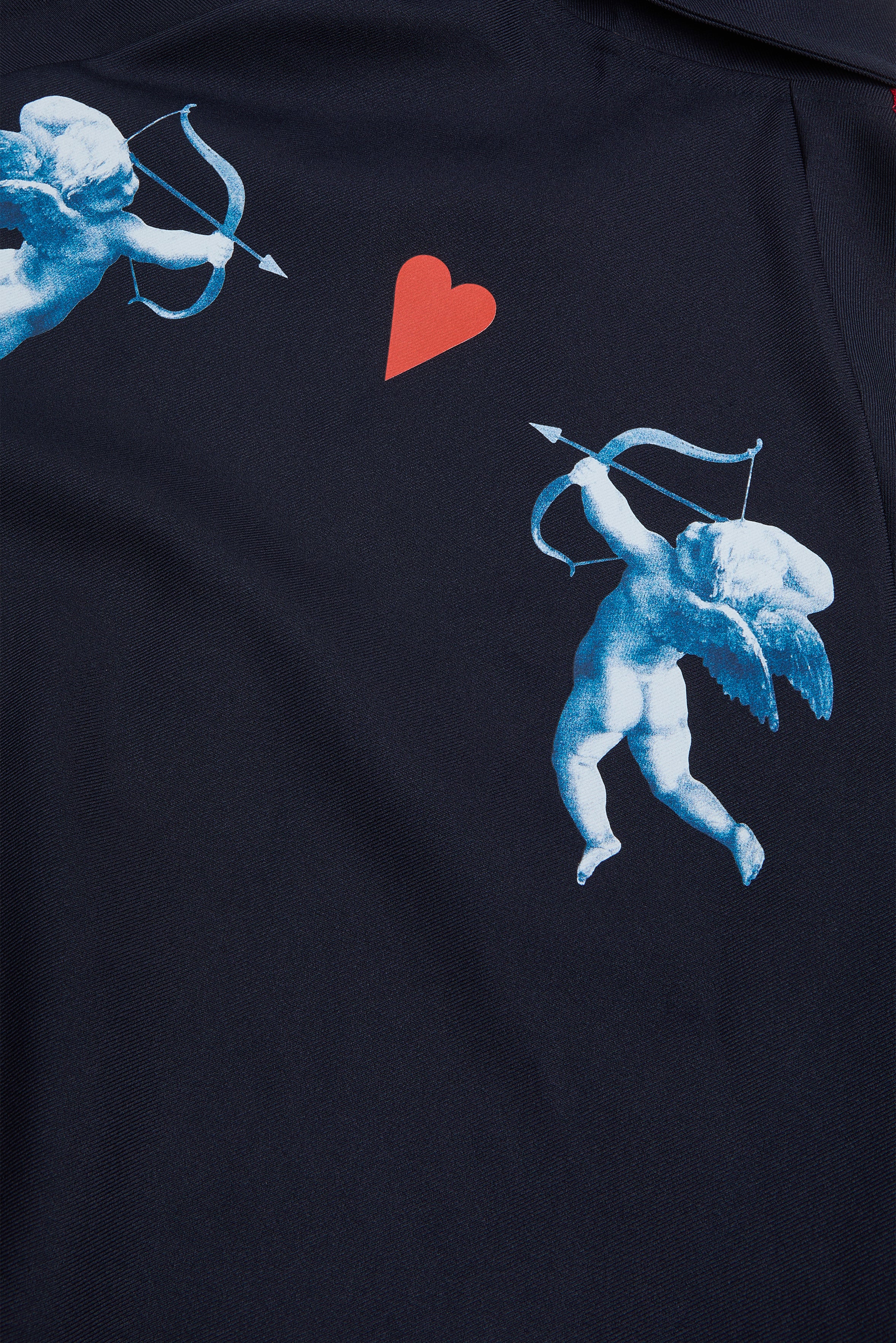 Double Cupid Collared Jacket Navy