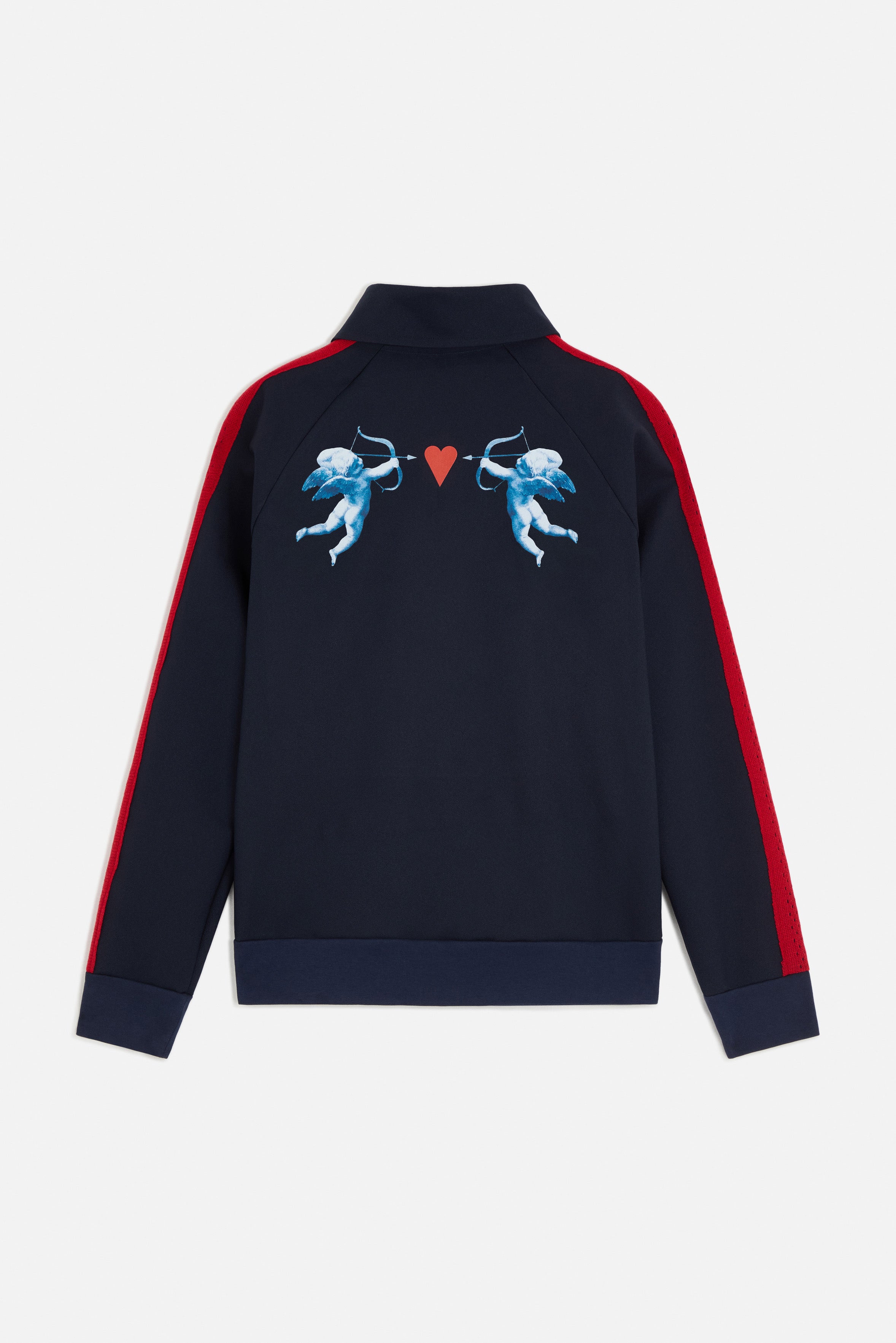 Double Cupid Collared Jacket Navy