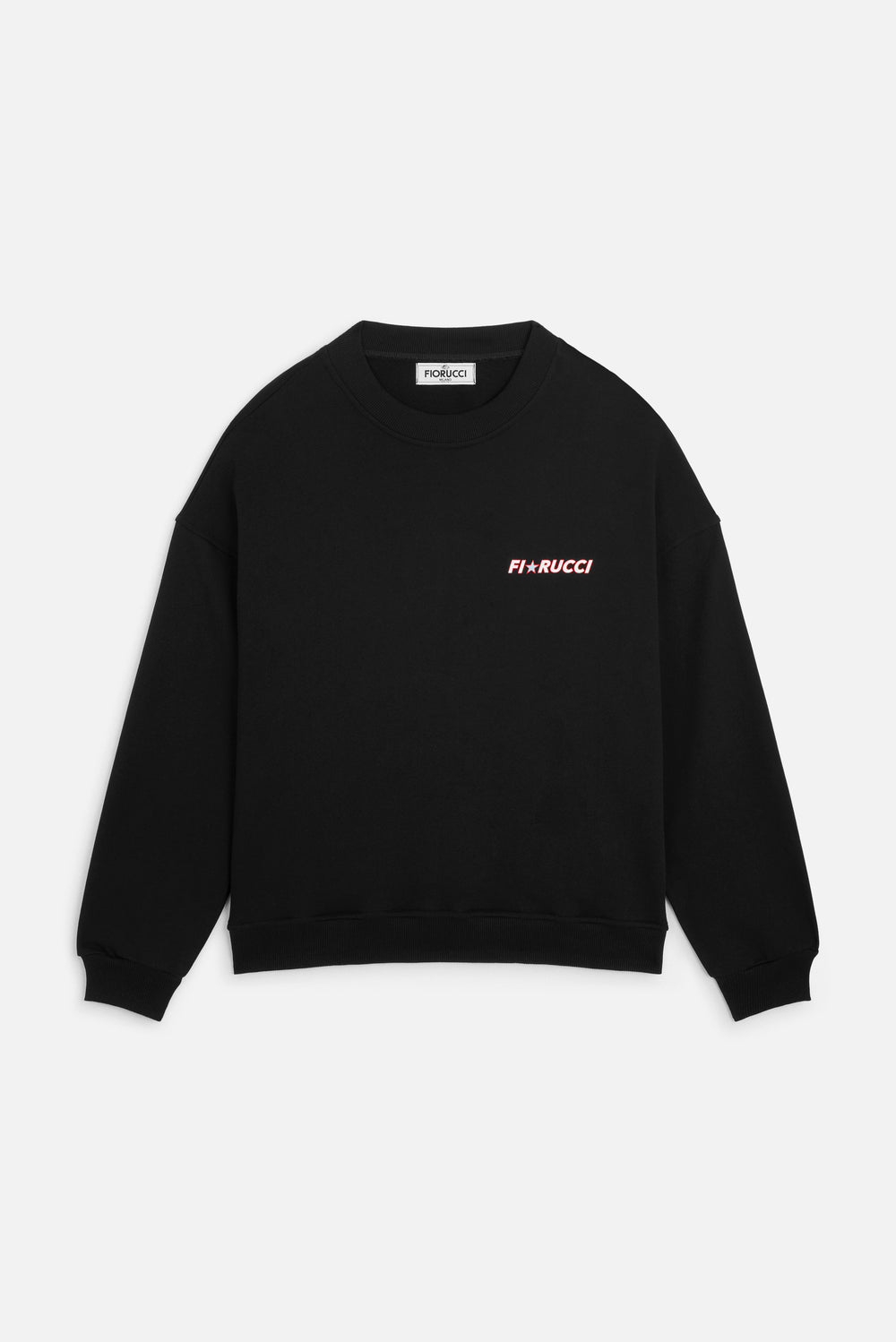 Star Logo Relaxed Sweatshirt Black