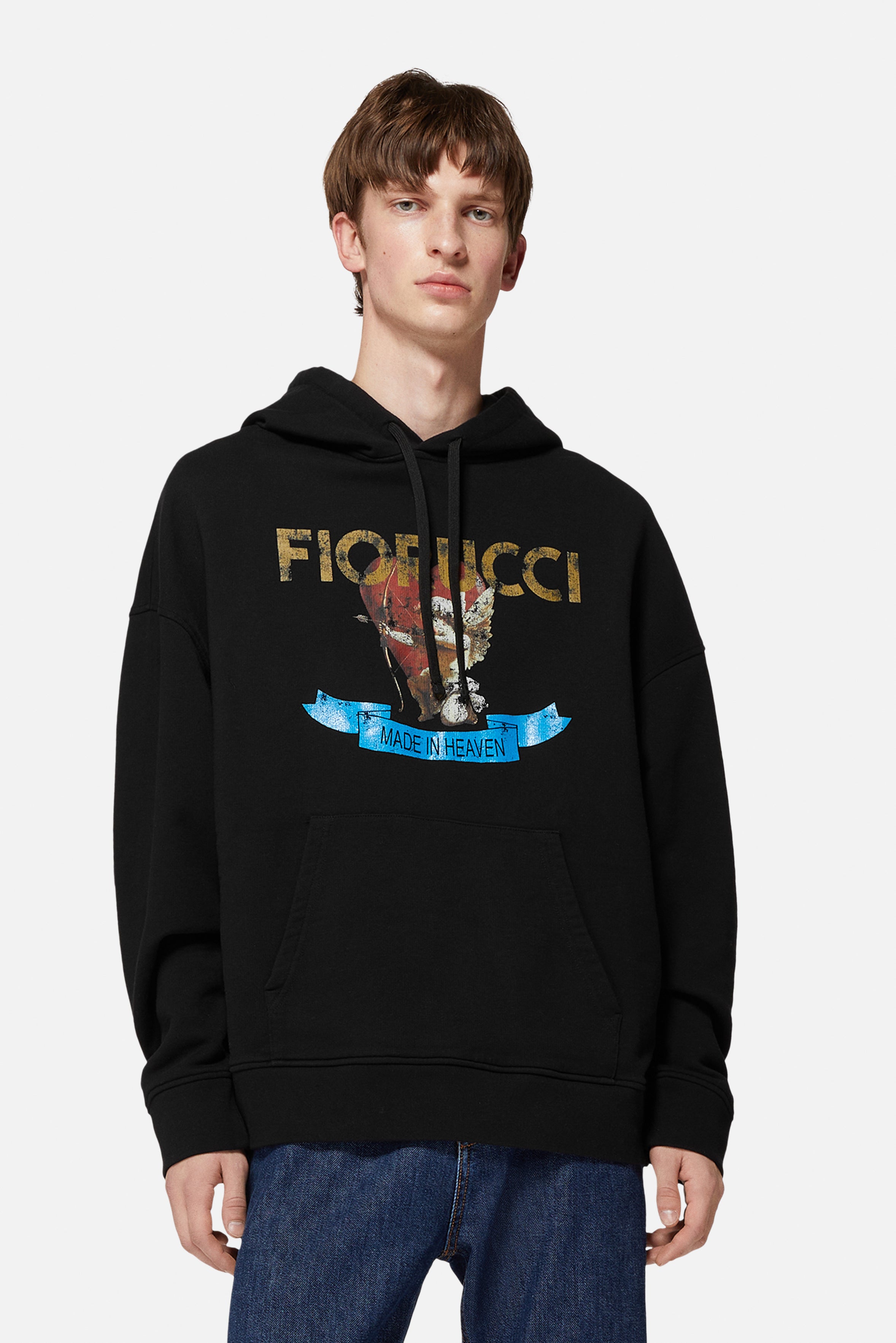 Rock Cupid Relaxed Hoodie Black