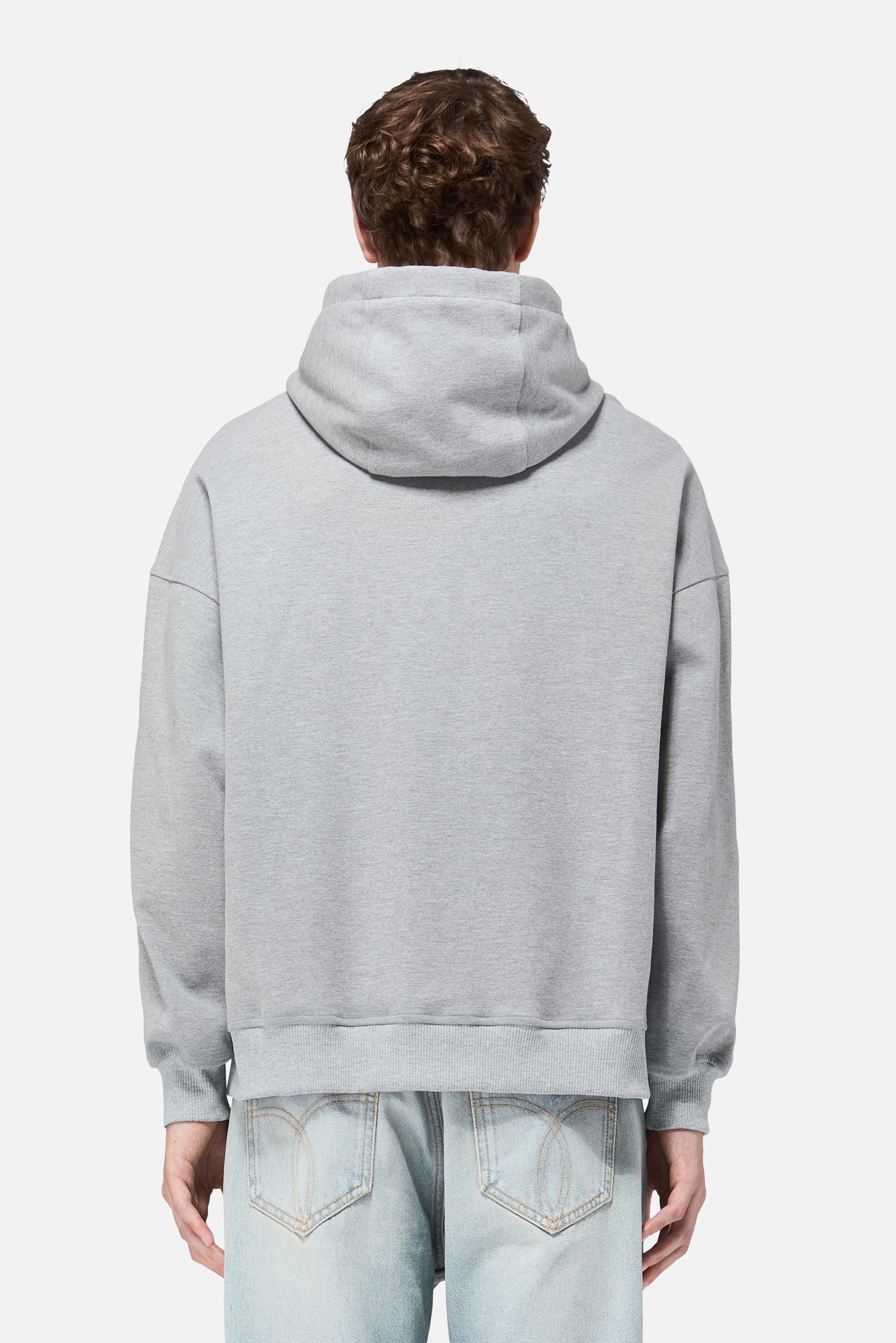 Poodle Relaxed Hoodie Grey