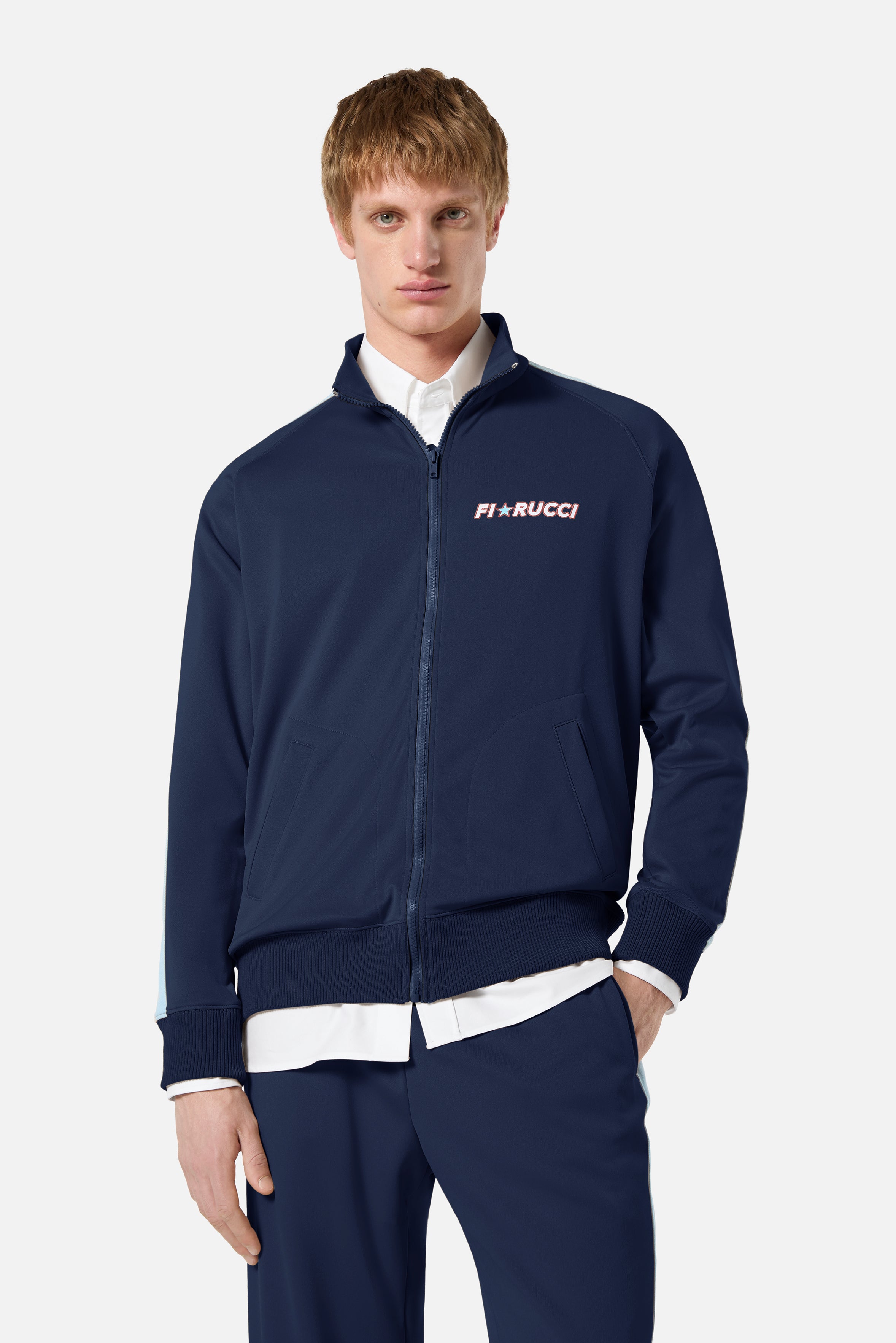 Star Logo Track Sweatshirt Navy